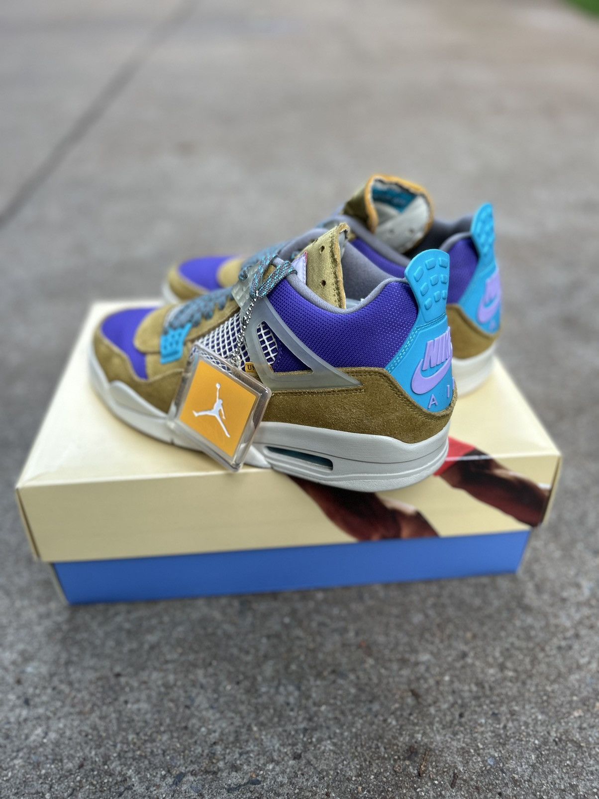 Jordan Brand × Nike × Union LA Air Jordan 4 retro x Union LA “Desert Moss” Size US 10.5 / EU 43-44 - 3 Thumbnail
