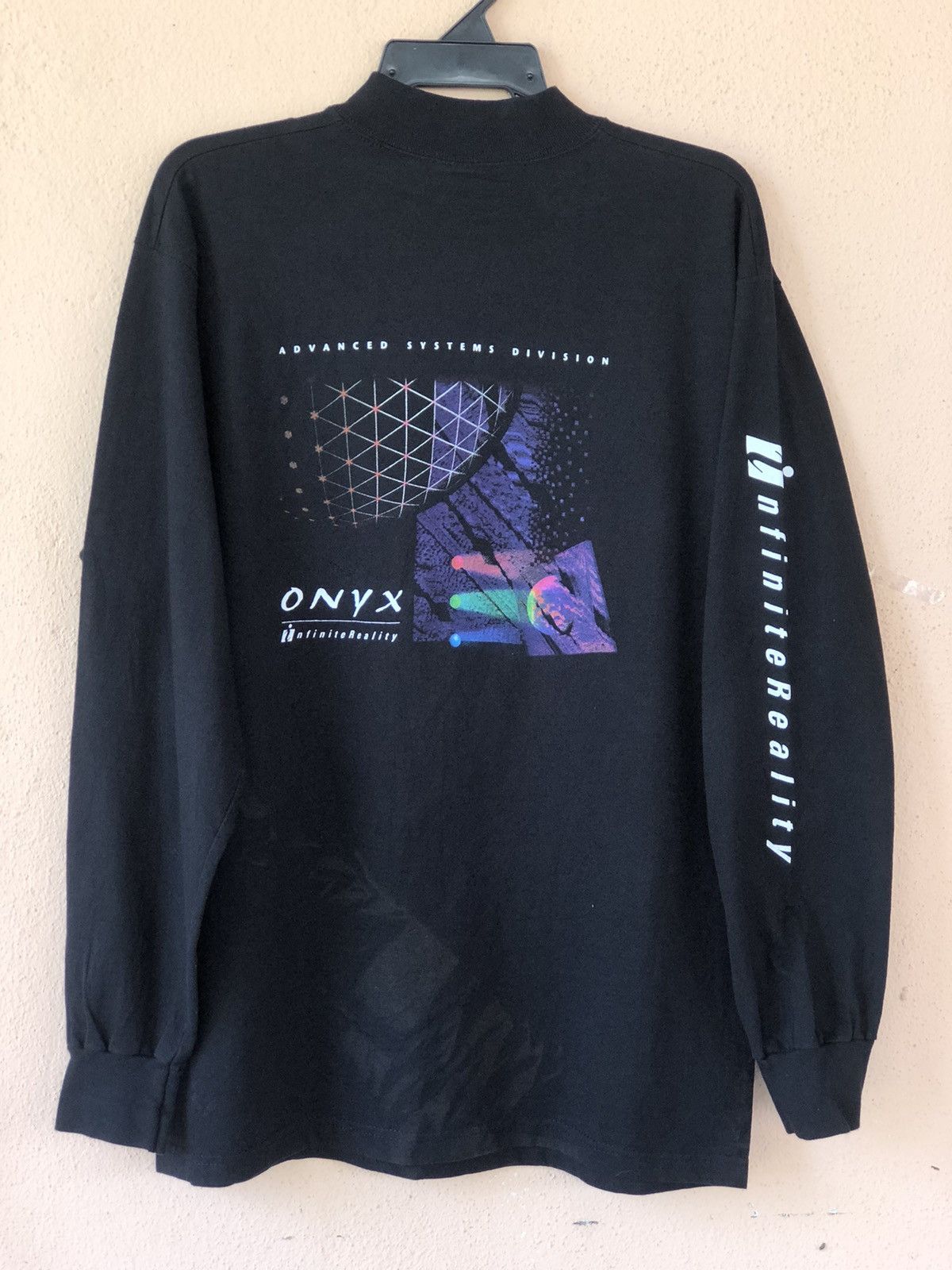 Vintage Vintage 90s ONYX infinite Reality Computer Shirt Size US L / EU 52-54 / 3 - 1 Thumbnail