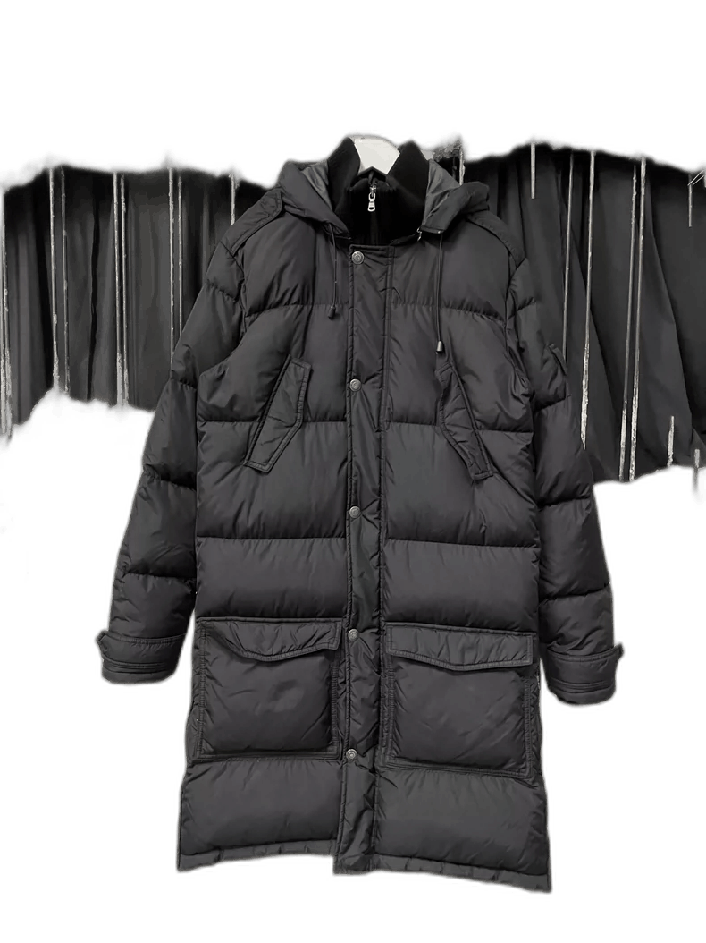 Calvin Klein 205W39NYC Calvin Klein Long Black Puffer Coat Size US S / EU 44-46 / 1 - 1 Thumbnail