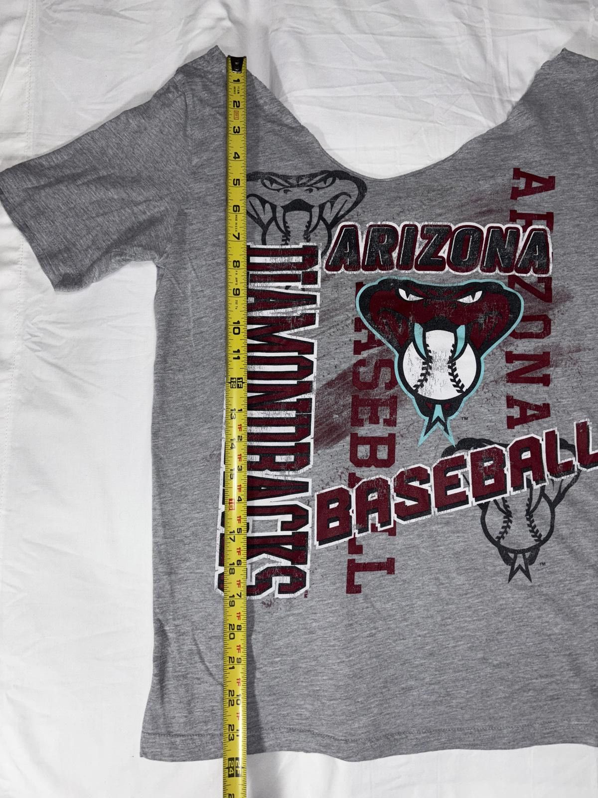 Designer Arizona Diamondbacks Women's Baseball T-Shirt Size M / US 6-8 / IT 42-44 - 7 Thumbnail