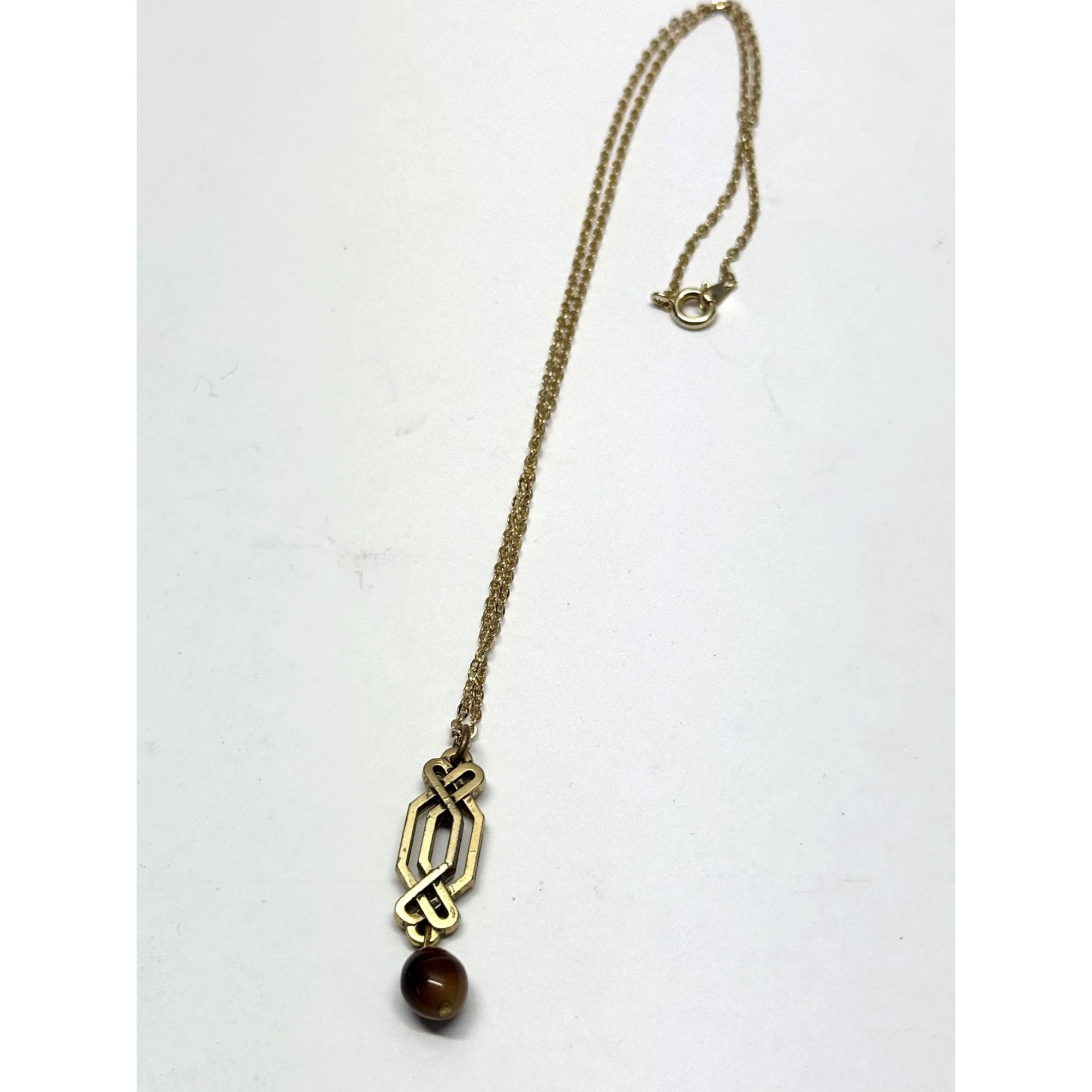 Vintage Vintage gold charm dangle bead necklace Size ONE SIZE - 1 Thumbnail