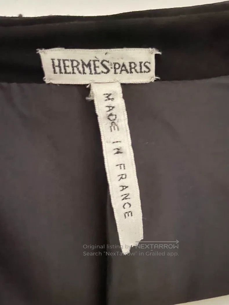 Hermes Hermes Collarless deerskin jacket from the Margiela era Size XS / US 0-2 / IT 36-38 - 5 Thumbnail