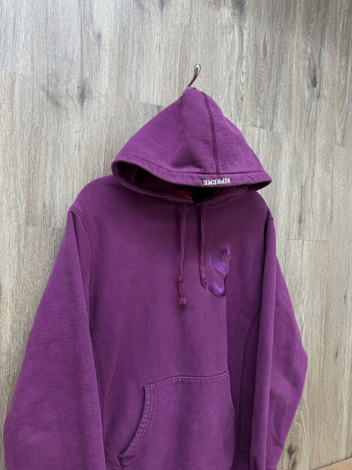 Supreme Supreme Purple S Logo Hoodie Size US M / EU 48-50 / 2 - 2 Thumbnail