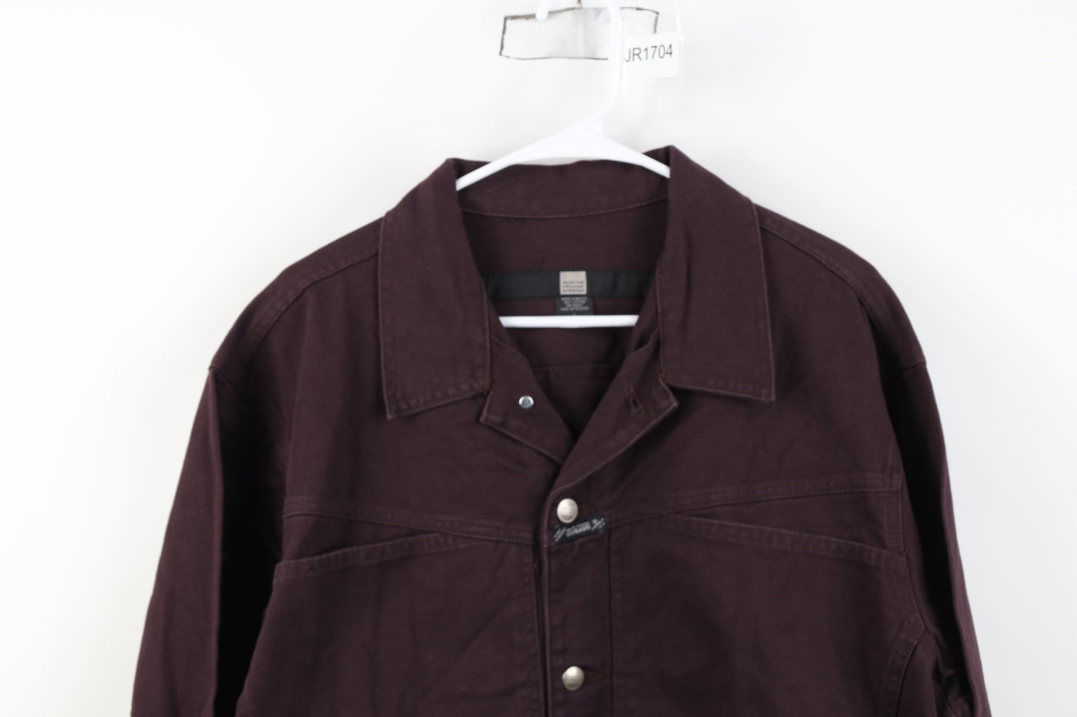 Marithe + Francois Girbaud Deadstock Vintage 90s Marithe Francois Girbaud Jacket Raisin Size US L / EU 52-54 / 3 - 2 Thumbnail