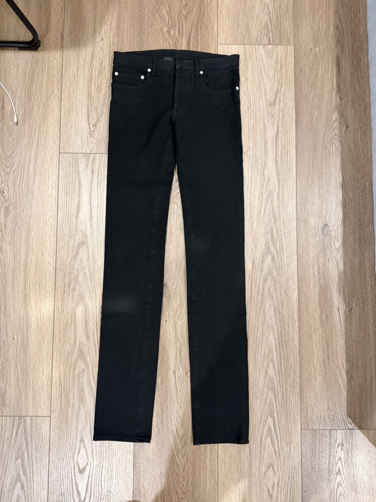 Dior JAPAN EXCLUSIVE Black Dior Jeans Size US 27 - 1 Thumbnail