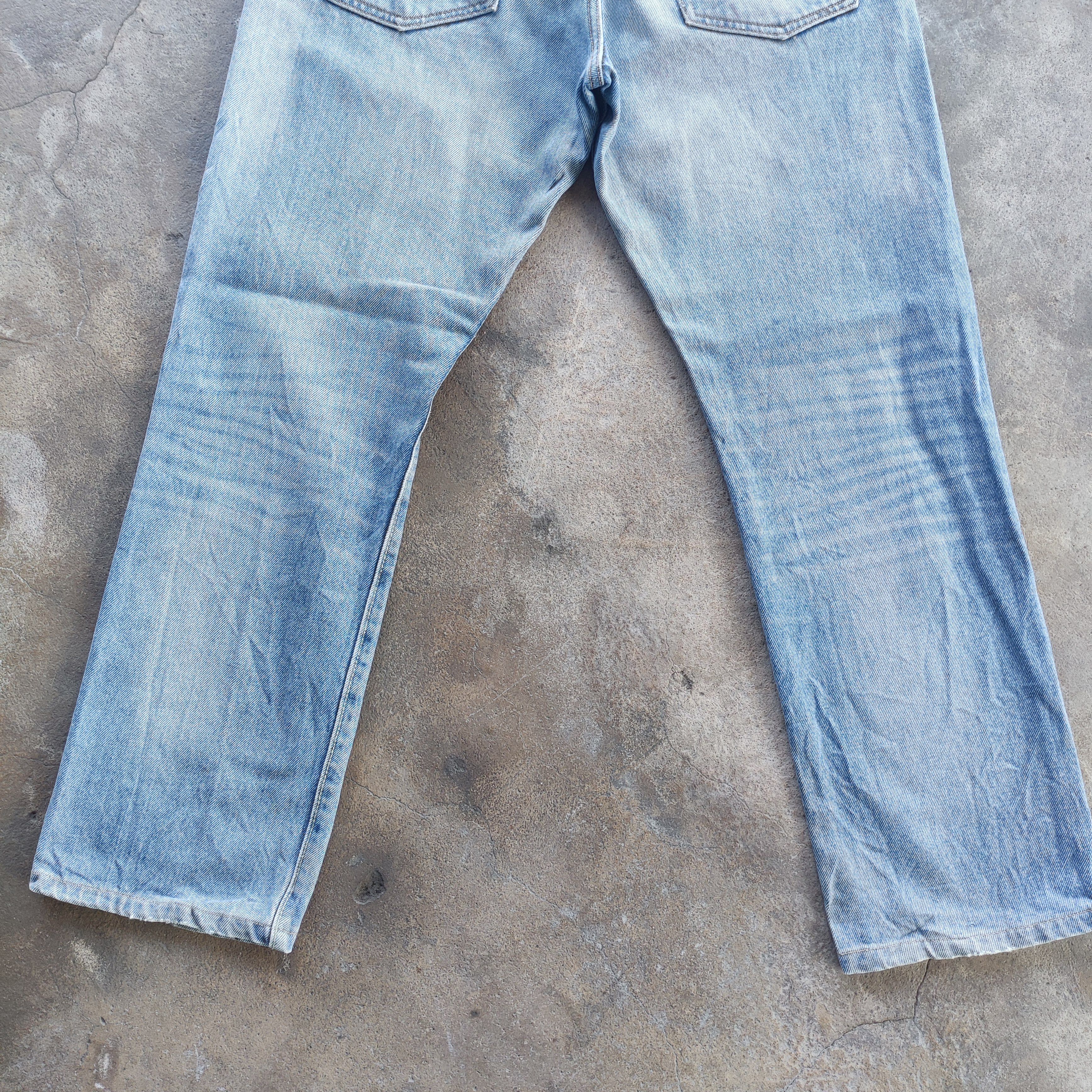 GU Vintage GU Brand Straight Jeans Faded Ripped Pants Size US 34 / EU 50 - 10 Thumbnail