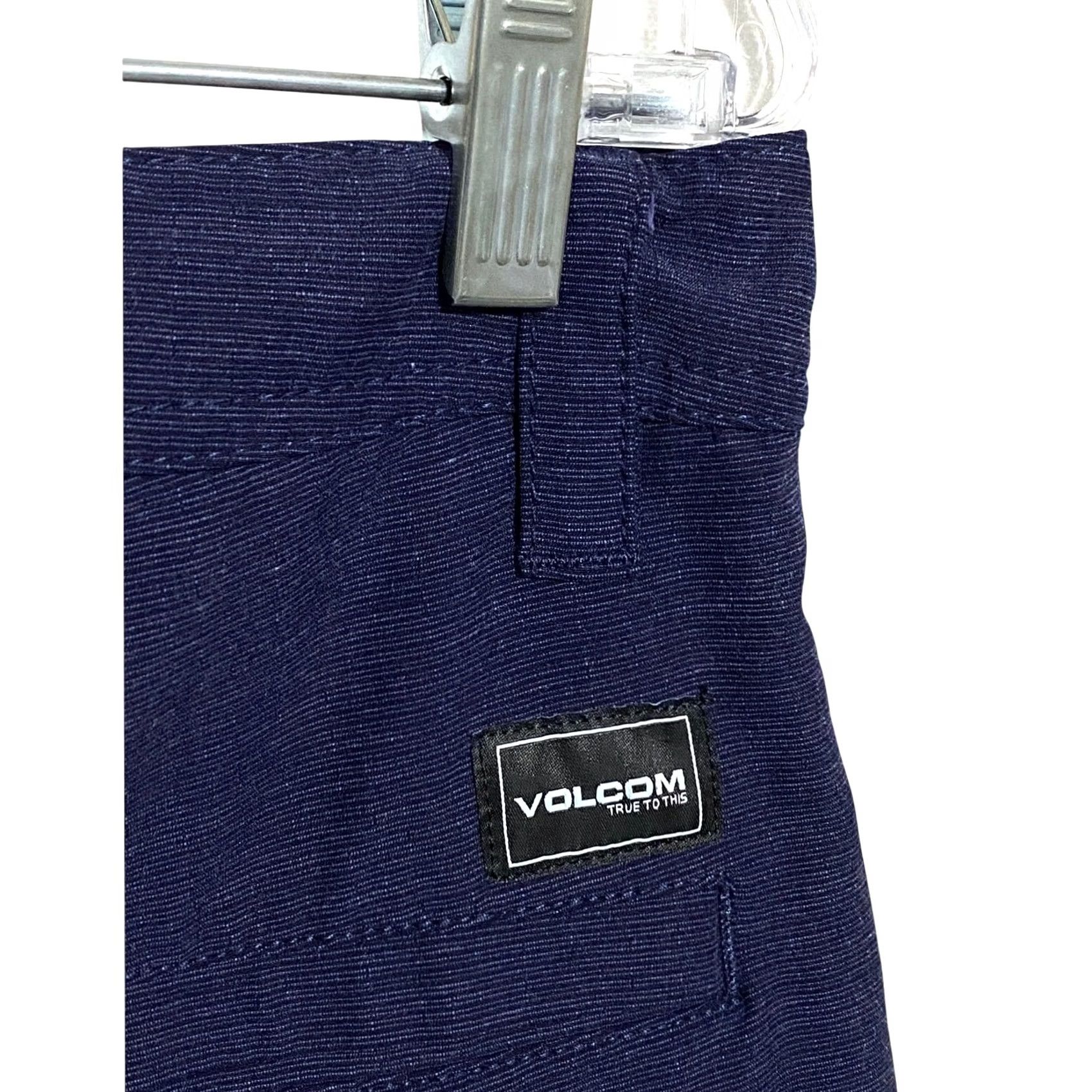 Volcom Volcom Frickin Cross Shred 20" Shorts Mens 30 Surf Skate Casual Preppy Beach Bermuda Shorts Mens 30 Blue Navy Resort Beachy Nautical Casual Mens Size US 30 / EU 46 - 6 Thumbnail
