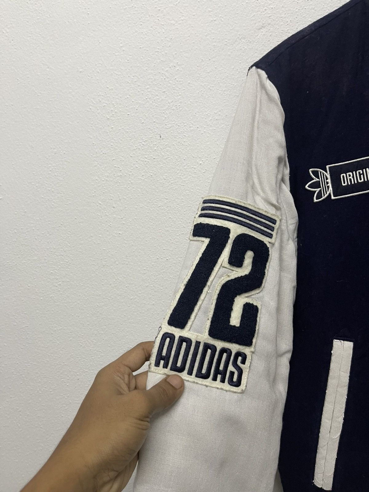 Adidas VINTAGE ADIDAS WOOL SLEEVE VARSITY JACKET Size US S / EU 44-46 / 1 - 11 Thumbnail
