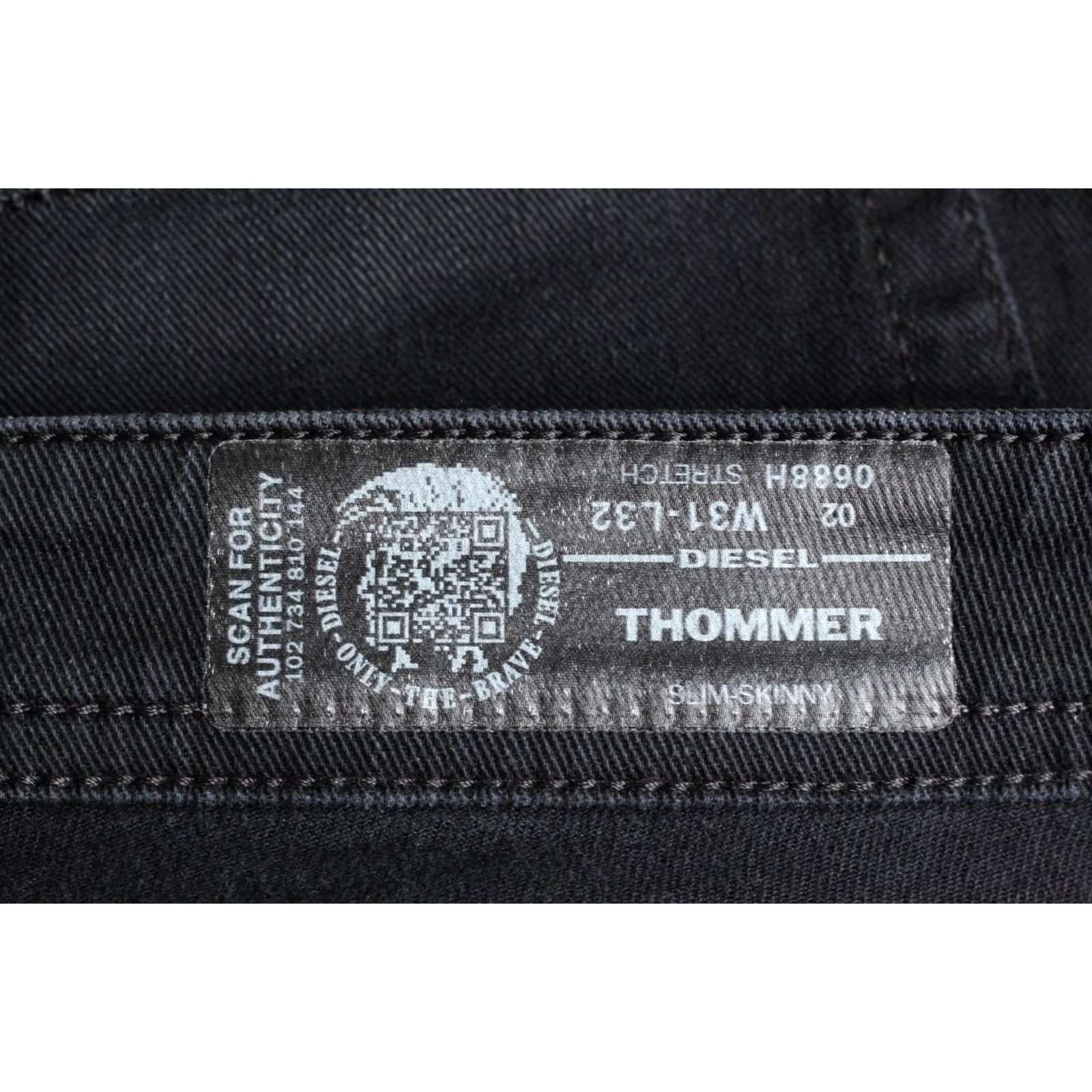 Diesel DIESEL THOMMER Jeans Men Slim Skinny 31x32 W31 L32 DZ7488 Grey/Dark Denim Size US 31 - 7 Thumbnail