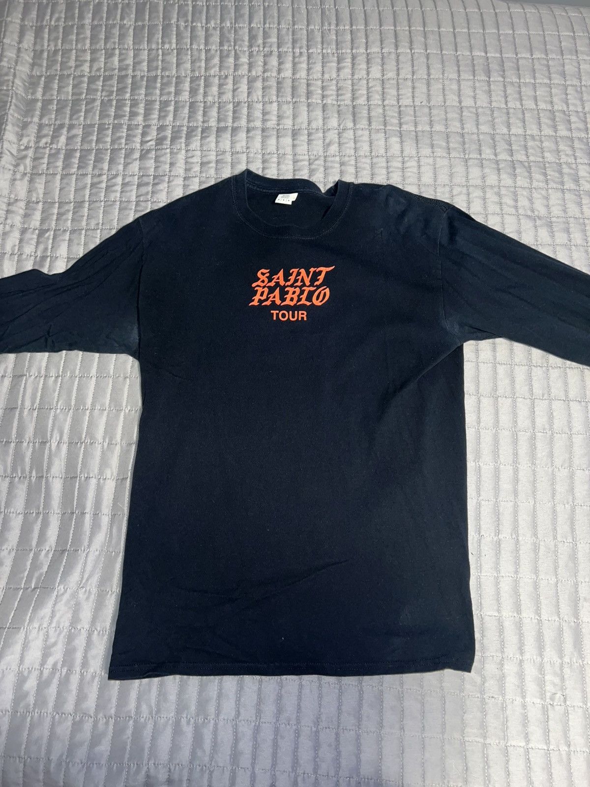 Kanye West Saint Pablo GA Tour Merch Long Sleeve Shirt Size US M / EU 48-50 / 2 - 1 Thumbnail