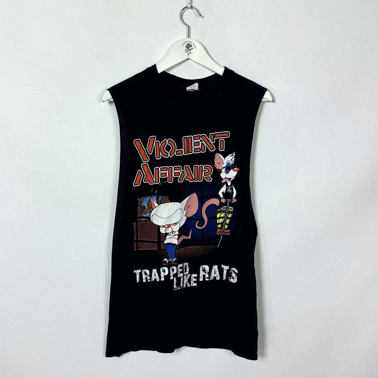 Band Tees Vintage Violent Affair Trapped Like Rats Hardcore Punk y2k Size US M / EU 48-50 / 2 - 1 Thumbnail