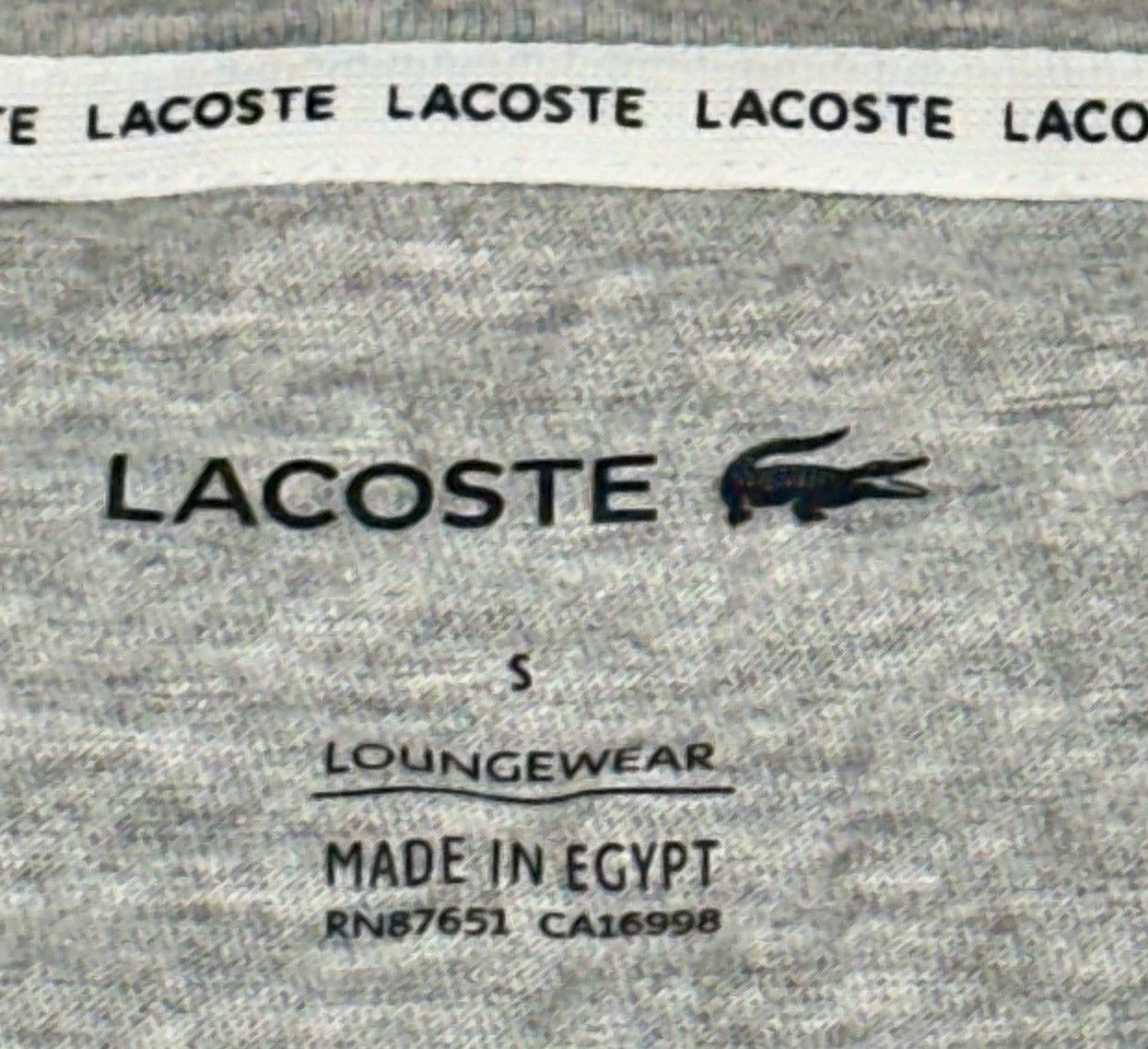 Lacoste Lacoste Mens Shirt Size US S / EU 44-46 / 1 - 4 Thumbnail