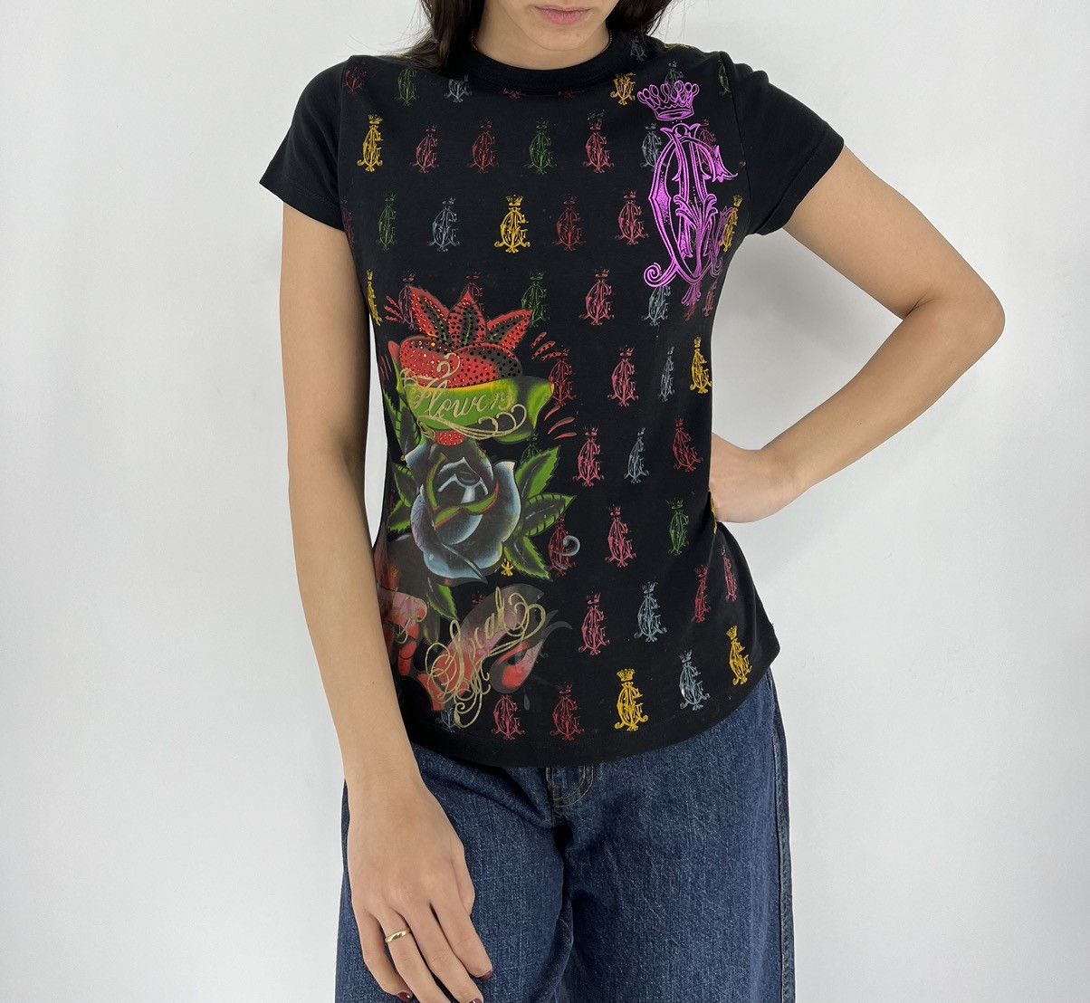 Affliction × Christian Audigier × Ed Hardy Ed Hardy Christian Audigier Affliction Made in USA Tshirt Size XL / US 12-14 / IT 48-50 - 1 Thumbnail