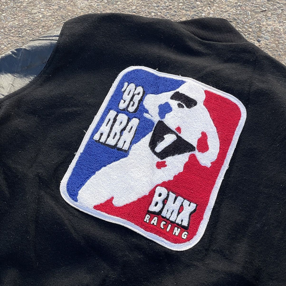 Vintage Very Rare 1993 ABA BMX Racing Varsity Jacket Size US XL / EU 56 / 4 - 2 Thumbnail