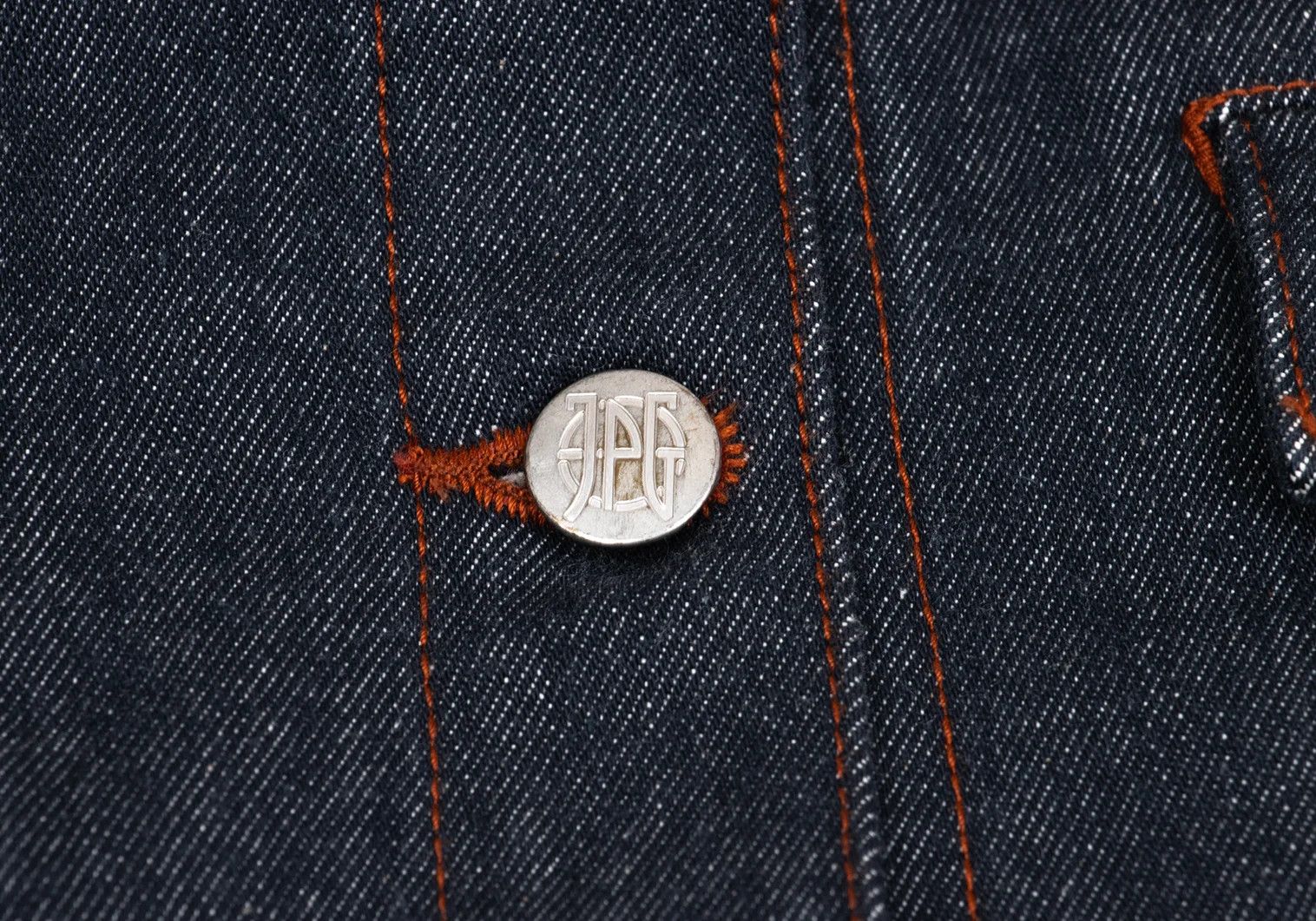 Jean Paul Gaultier Frayed Denim Trucker Jacket in Indigo 50 Size US M / EU 48-50 / 2 - 4 Thumbnail