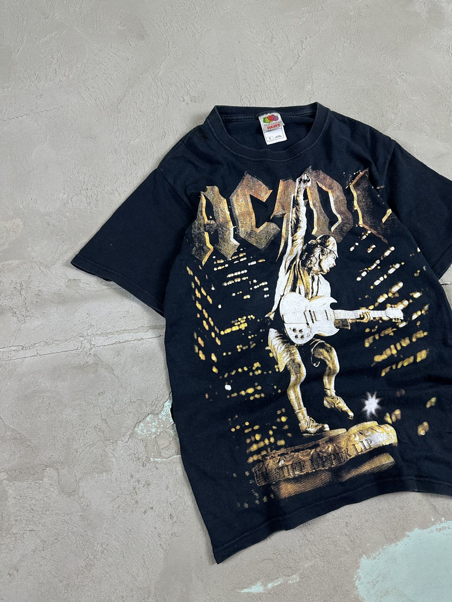 Band Tees 2000s ACDC Rip Tribute Tour Rock Band Promo T-shirt Size US S / EU 44-46 / 1 - 4 Thumbnail