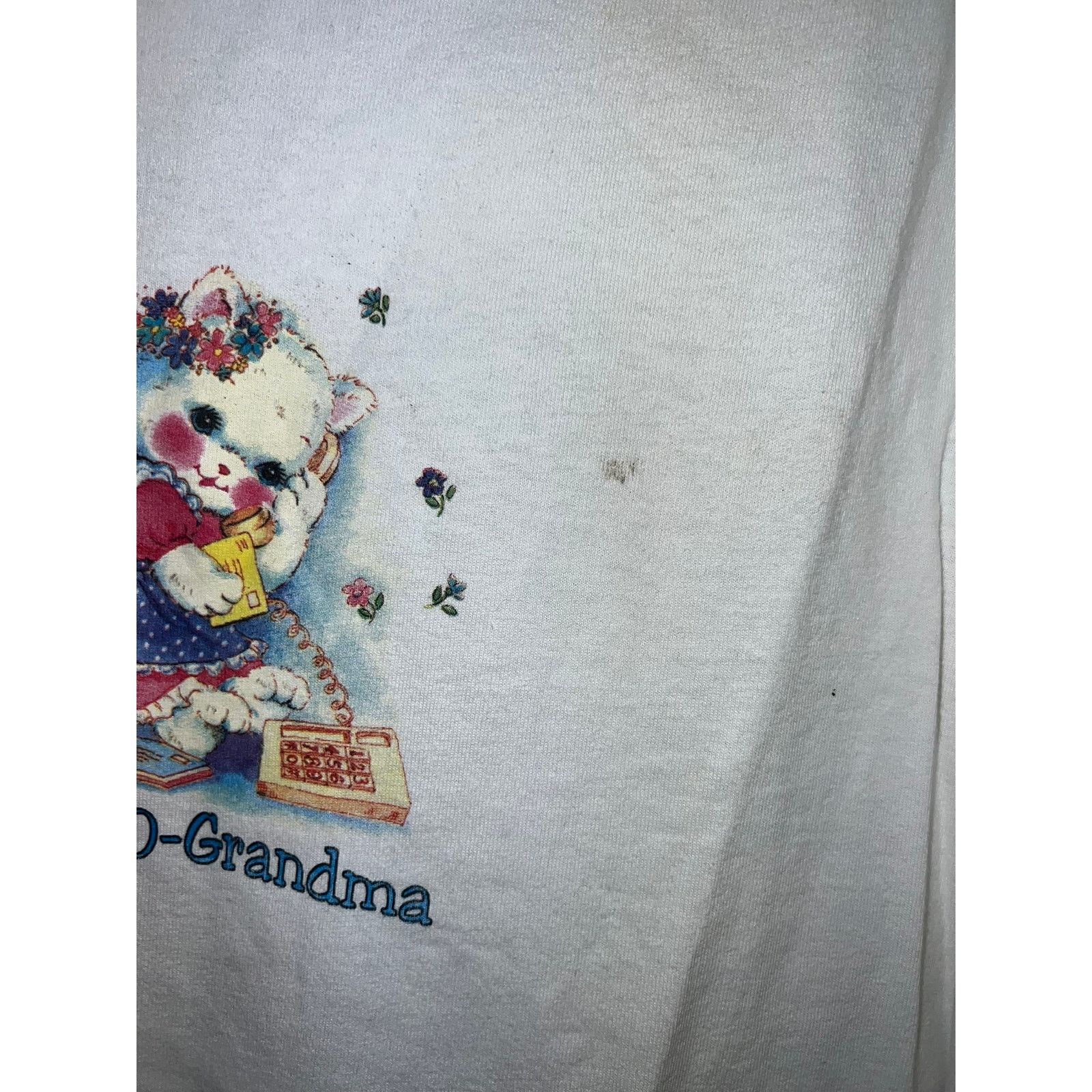 Hanes Vintage Grandma Shirt Need A Hug Call 1-800 90s Stained XL Size US XL / EU 56 / 4 - 4 Thumbnail