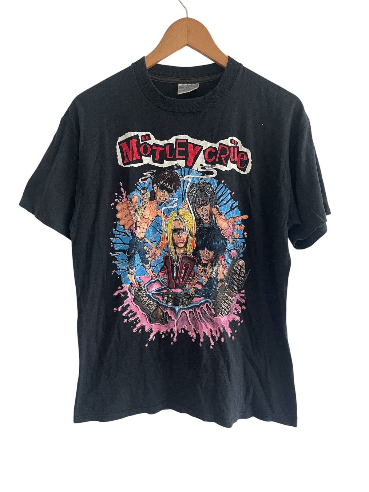 🔥Rare Vintage 1991 Motley Crue Band Tee