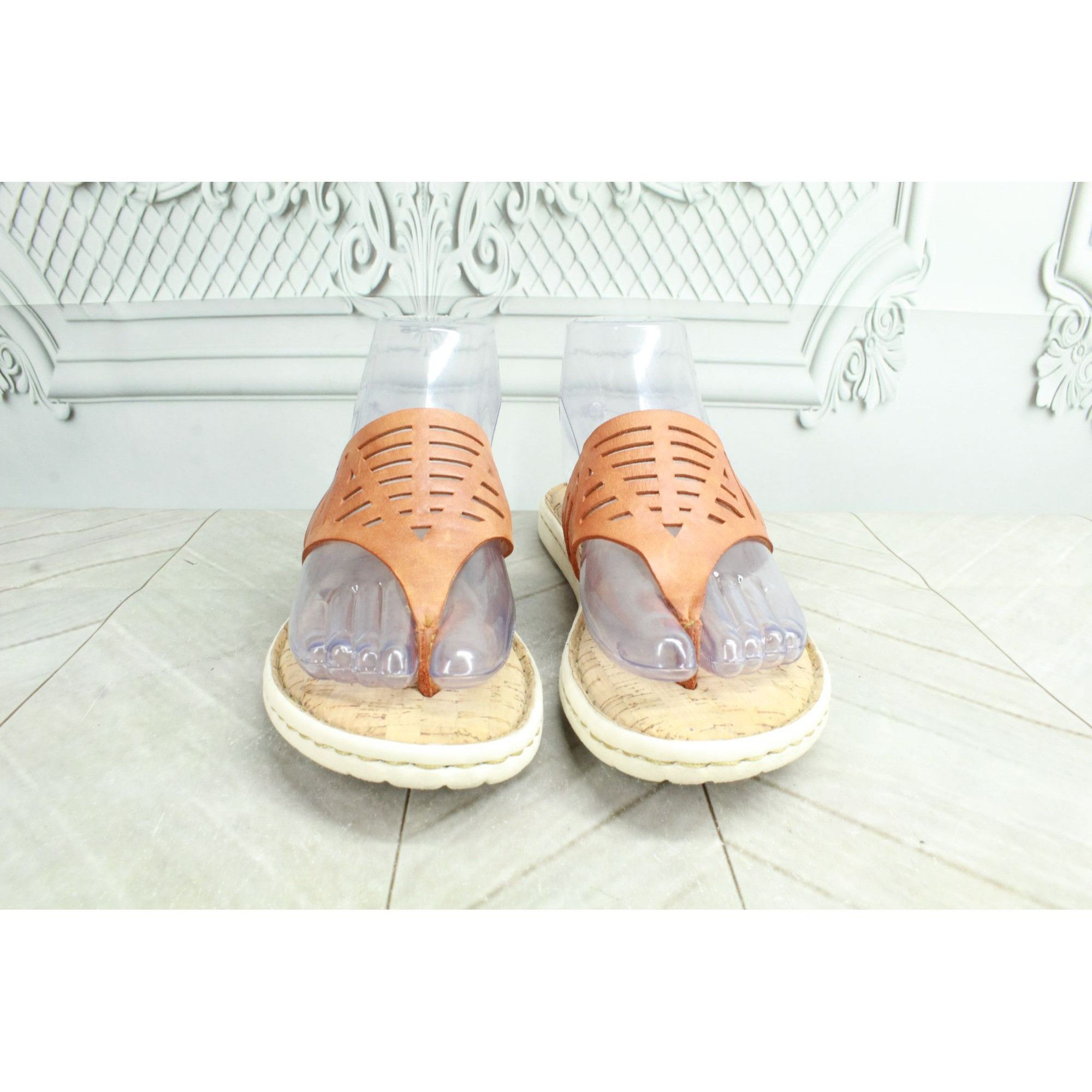 Born × Leather Born Eliora Women's Slip On Thong Flip Flop Sandals Size US 6 / IT 36 - 5 Thumbnail