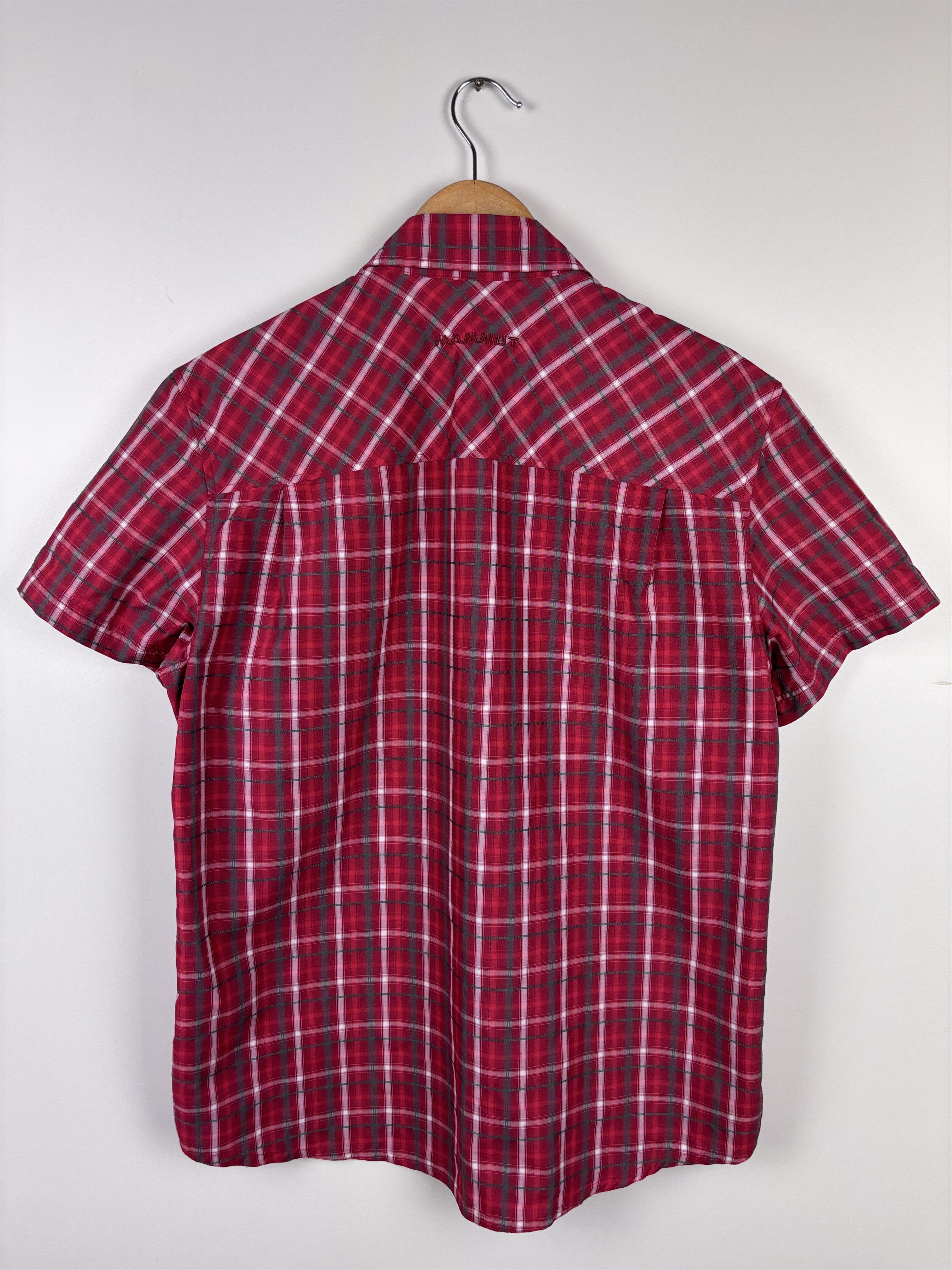 Mammut Mammut Short Sleeve Check Shirt Red Outdoor Hiking Size M Size US M / EU 48-50 / 2 - 6 Thumbnail