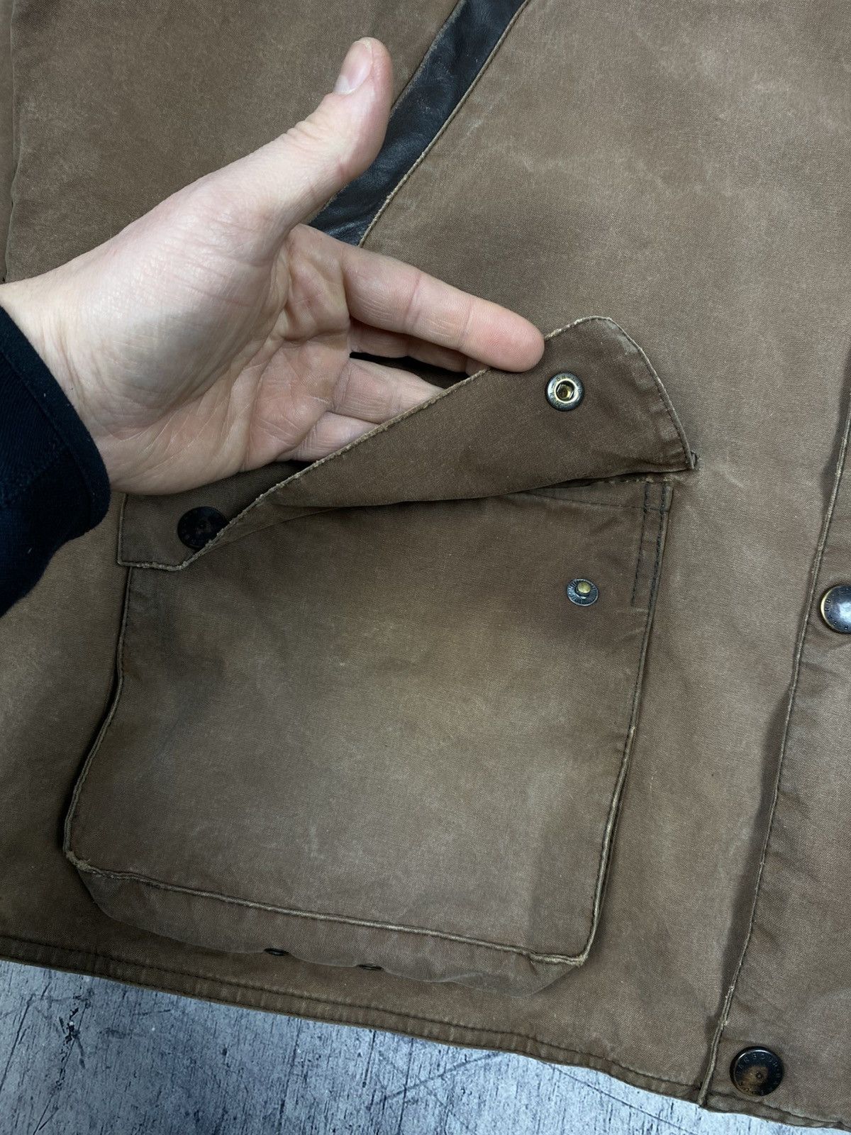 Barbour Barbour Bushman Waxed Jacket Brown Distressed Workwear Size US XXL / EU 58 / 5 - 8 Thumbnail