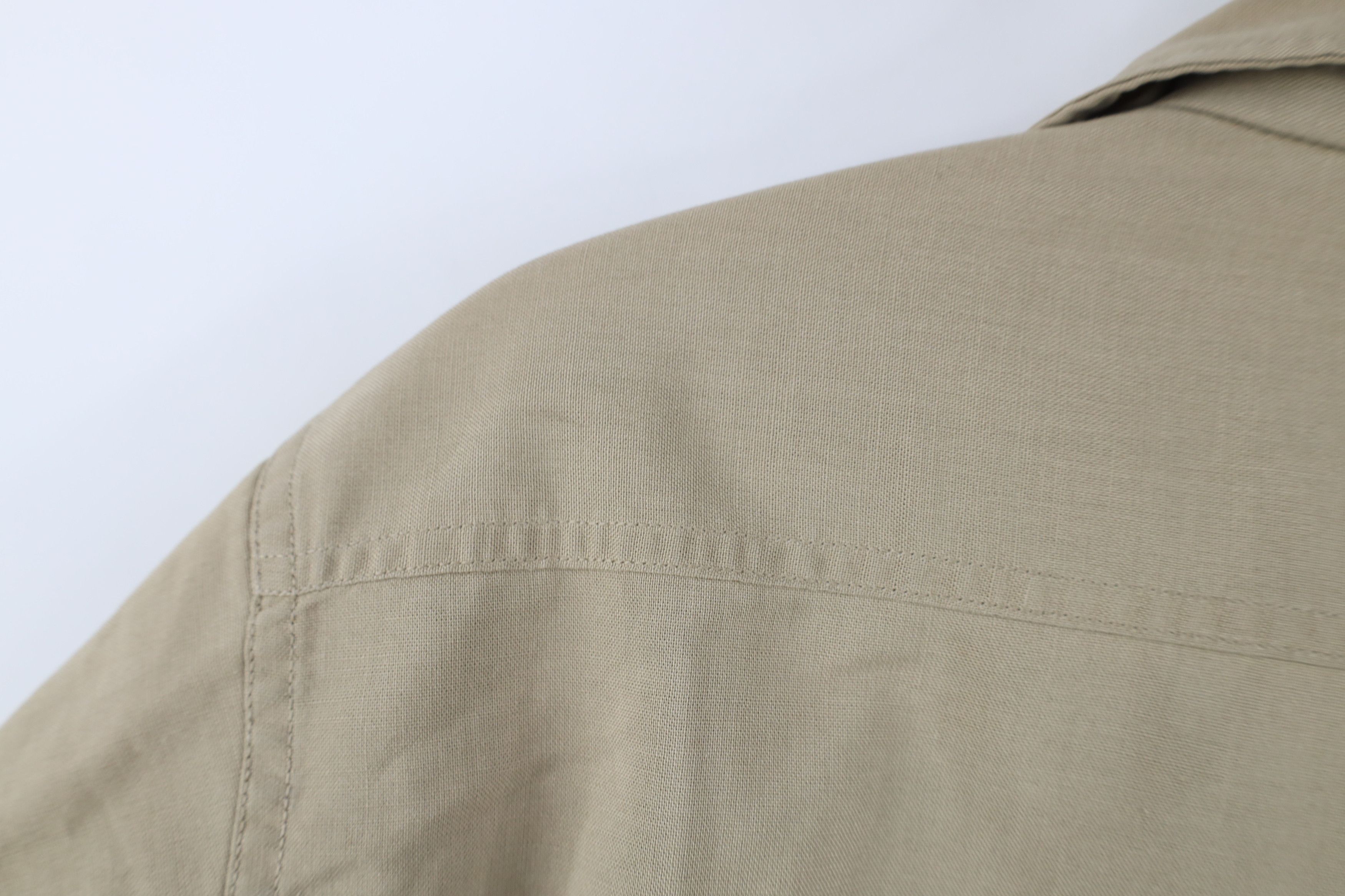 Vintage Vintage 60s 70s Vietnam War Military Field Button Shirt Size US L / EU 52-54 / 3 - 9 Thumbnail