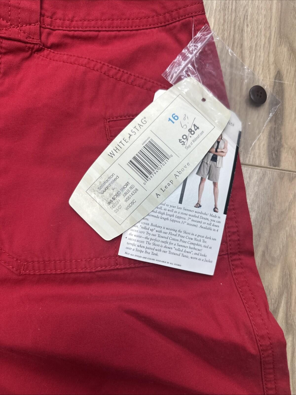 Other White Stag Red Bermuda Shorts Size 16 Size 38" / US 16 / IT 52 - 2 Thumbnail