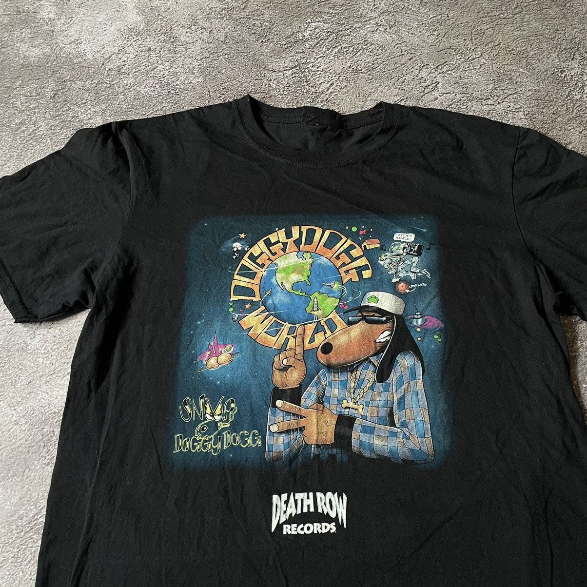 Vintage Vintage 90s Snoop Dogg Graphic Tee Sun Faded Streetwear M Size US M / EU 48-50 / 2 - 2 Thumbnail