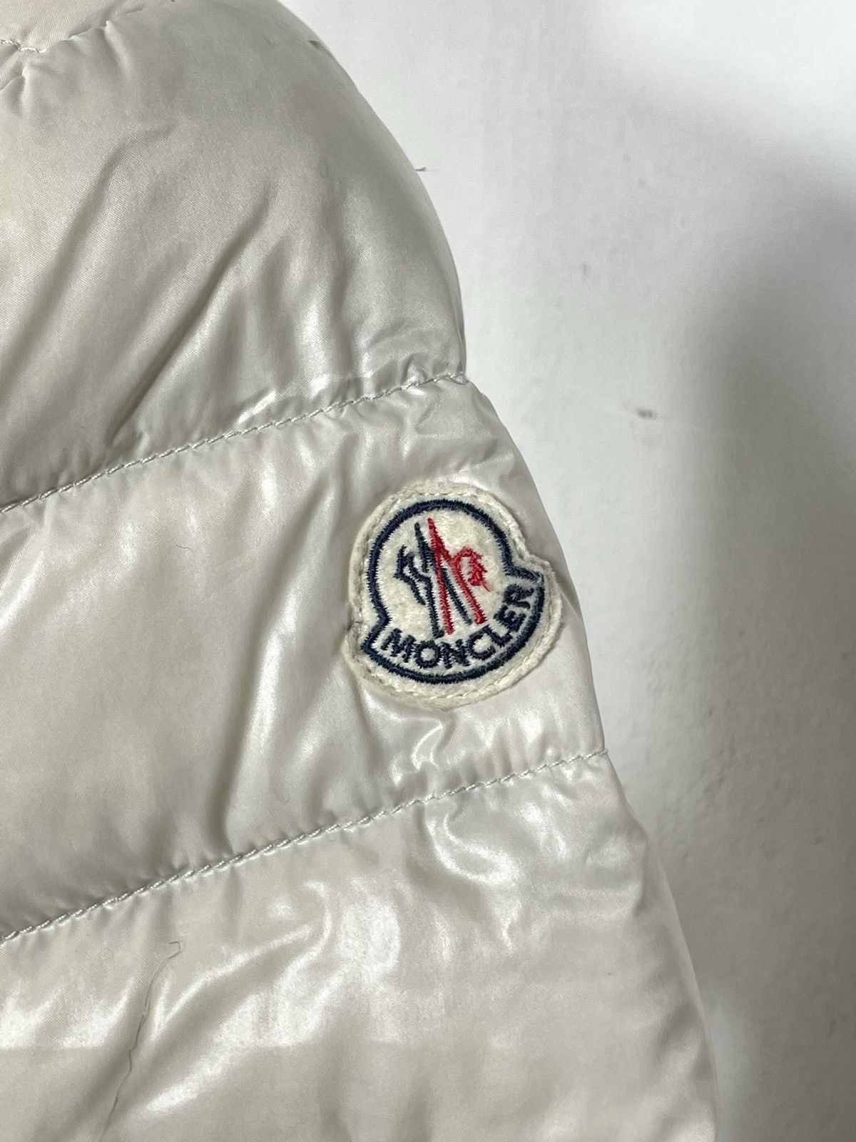 Designer × Moncler Moncler Beige Puffer Hood Down Jakcet Coat Luxury Designer Size S / US 4 / IT 40 - 5 Thumbnail
