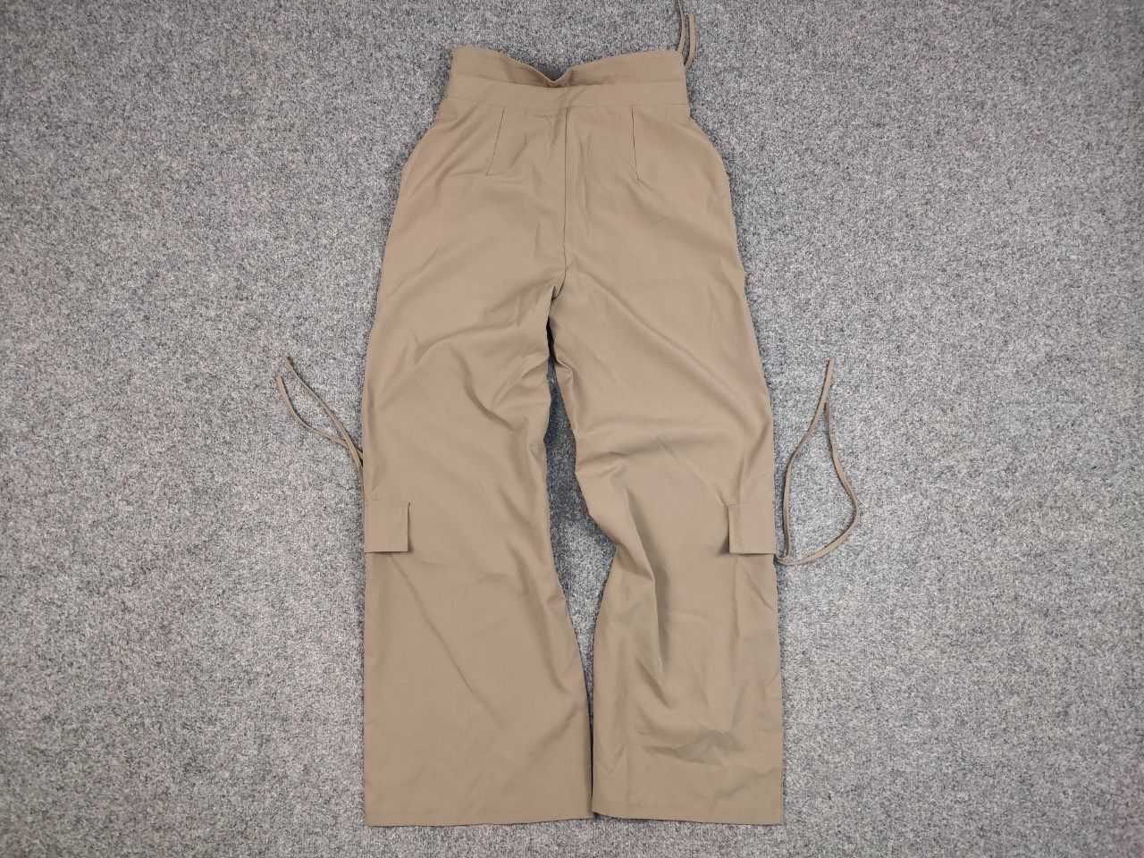 Japanese Brand Vintage 90's Japan Style Baggy Beige Womens Cargo Pants Size 28" / US 6 / IT 42 - 14 Thumbnail