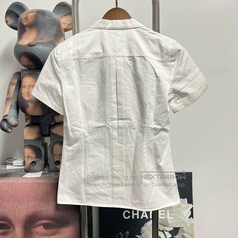 Prada Prada Triangle steel-label short-sleeved shirt Size XS / US 0-2 / IT 36-38 - 2 Thumbnail