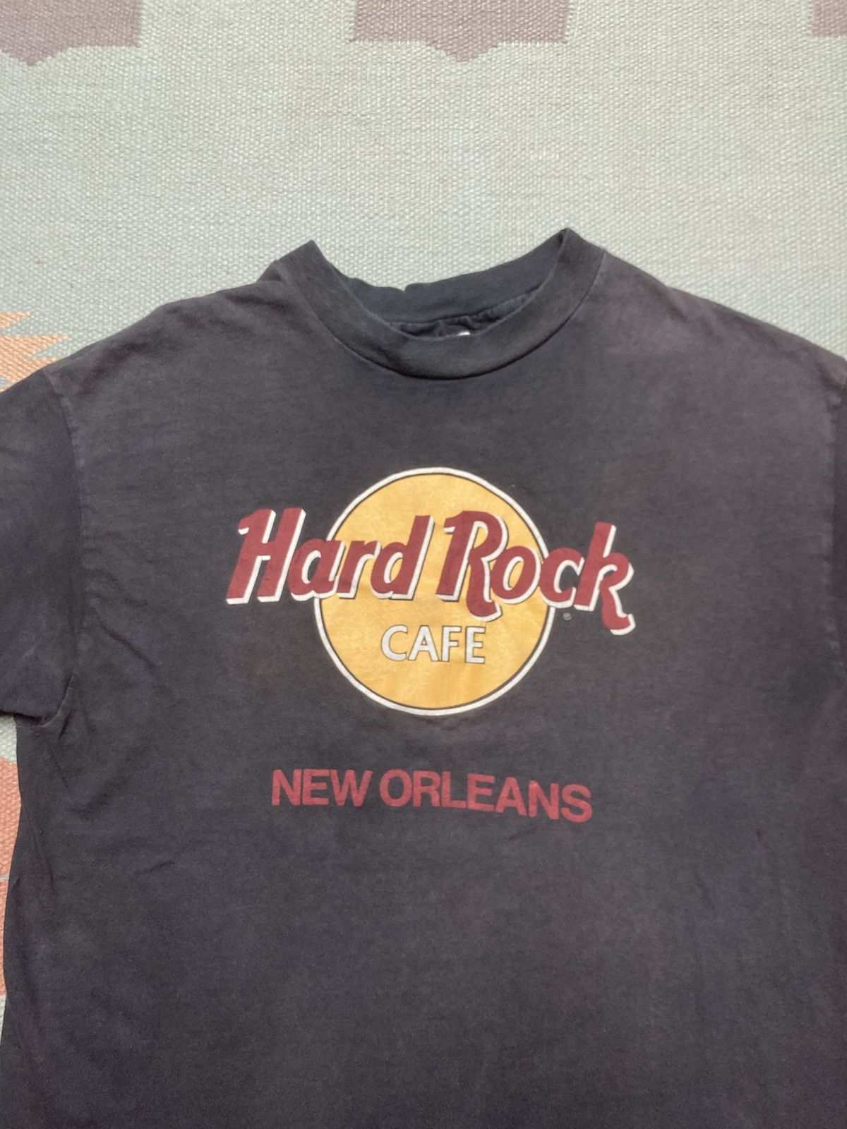 Hard Rock Cafe × Vintage Vtg 80s 90s t shirt Hard Rock Cafe New Orleans faded large Size US L / EU 52-54 / 3 - 3 Thumbnail