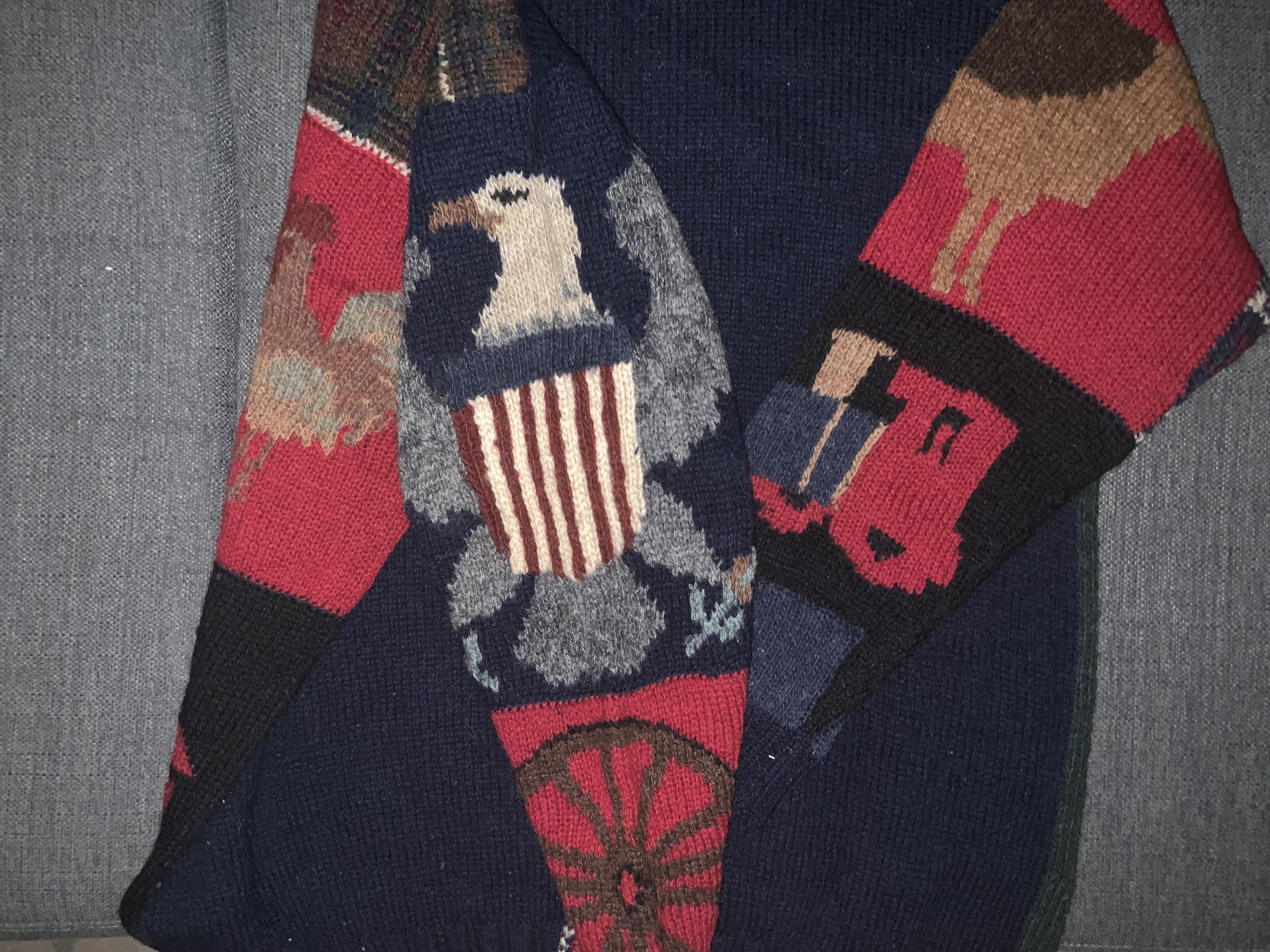 Polo Ralph Lauren Polo country sweater patchwork Size US S / EU 44-46 / 1 - 2 Thumbnail