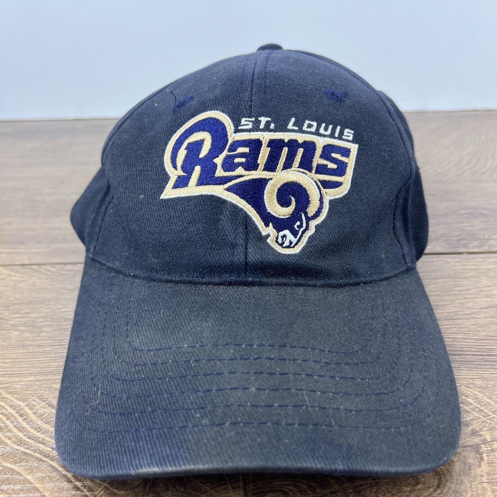 Other St. Louis Rams Hat Blue Rams NFL Hat Blue Hat Adjustable Blu Size ONE SIZE - 4 Thumbnail