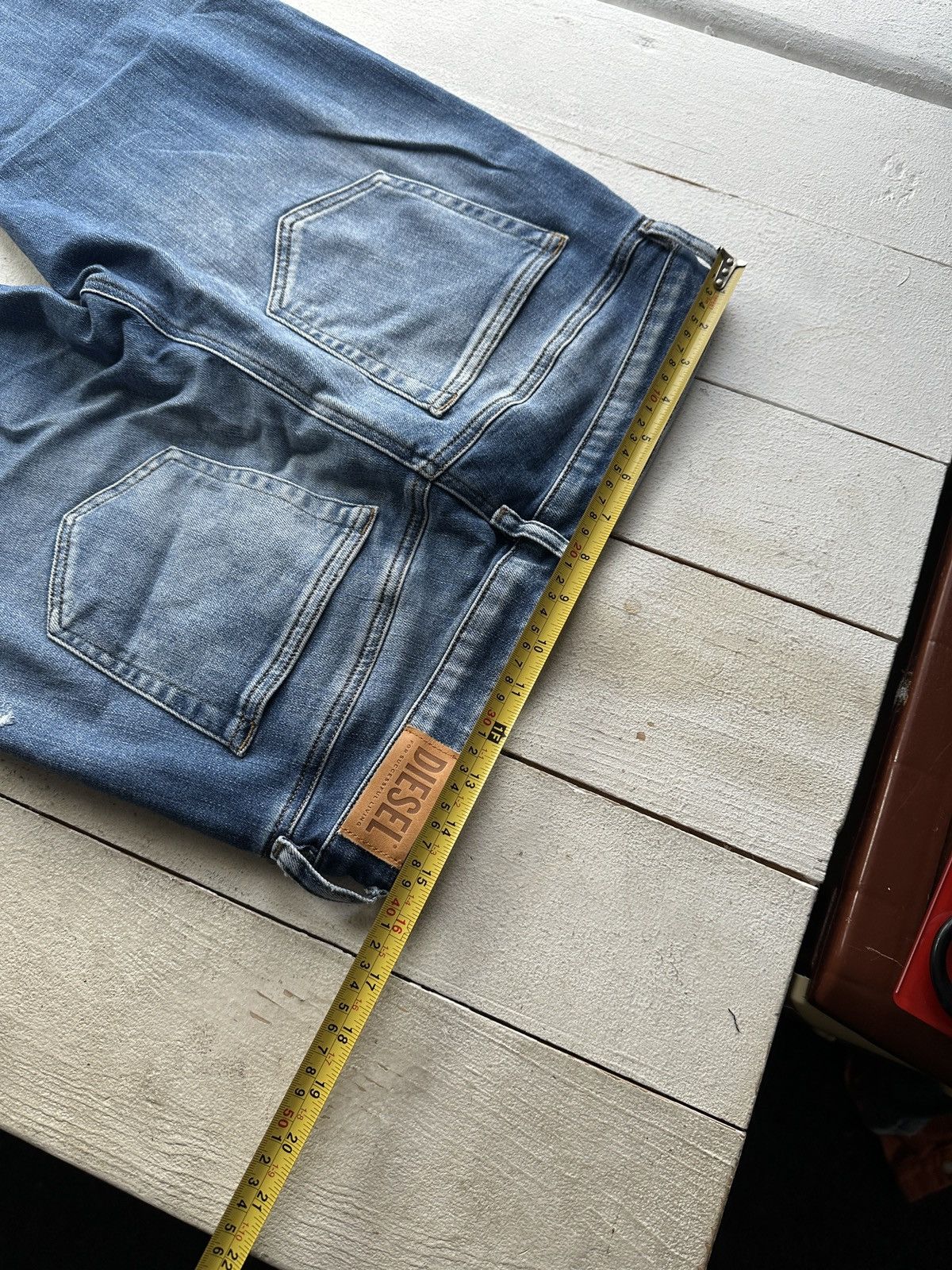 Diesel 🚨 DIESEL IFSIXWASNINE JEANS DENIM RARE Y2K FIT GOTHIC PUNK Size 31" - 14 Thumbnail