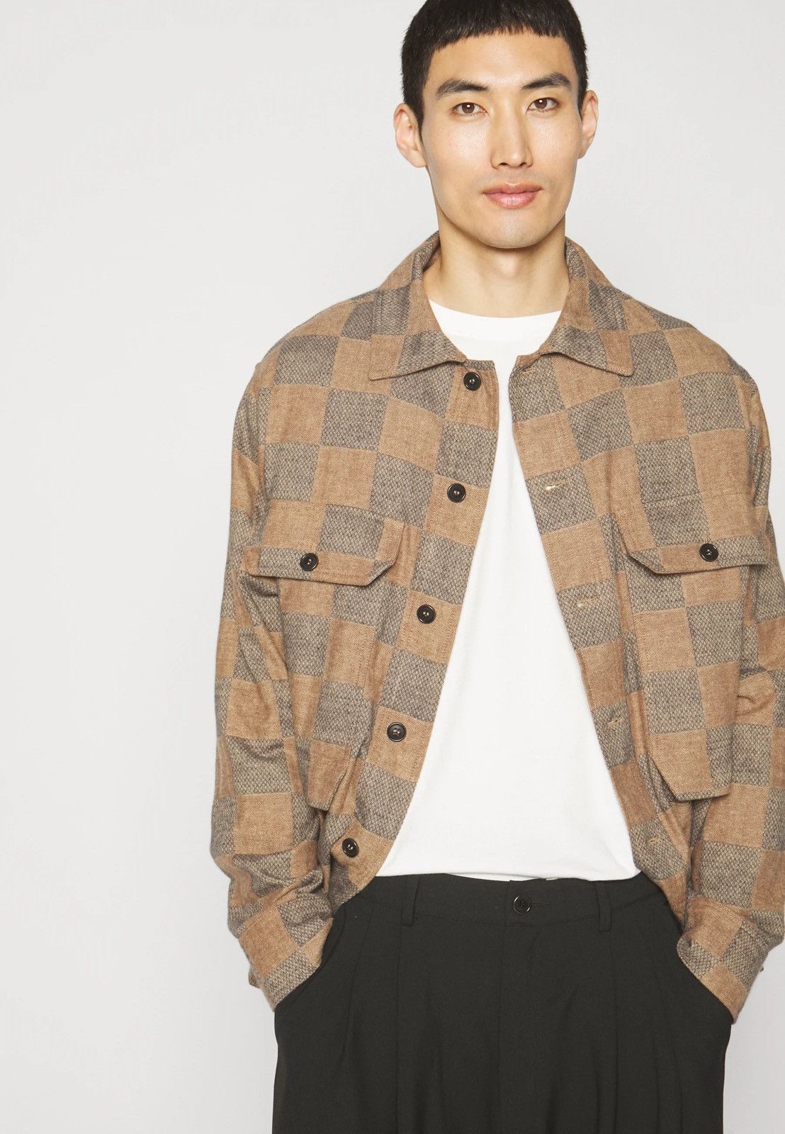 Henrik Vibskov !DS! AW23 Henrik Vibskov Checkered Field Flannel Shirt Size US M / EU 48-50 / 2 - 5 Thumbnail