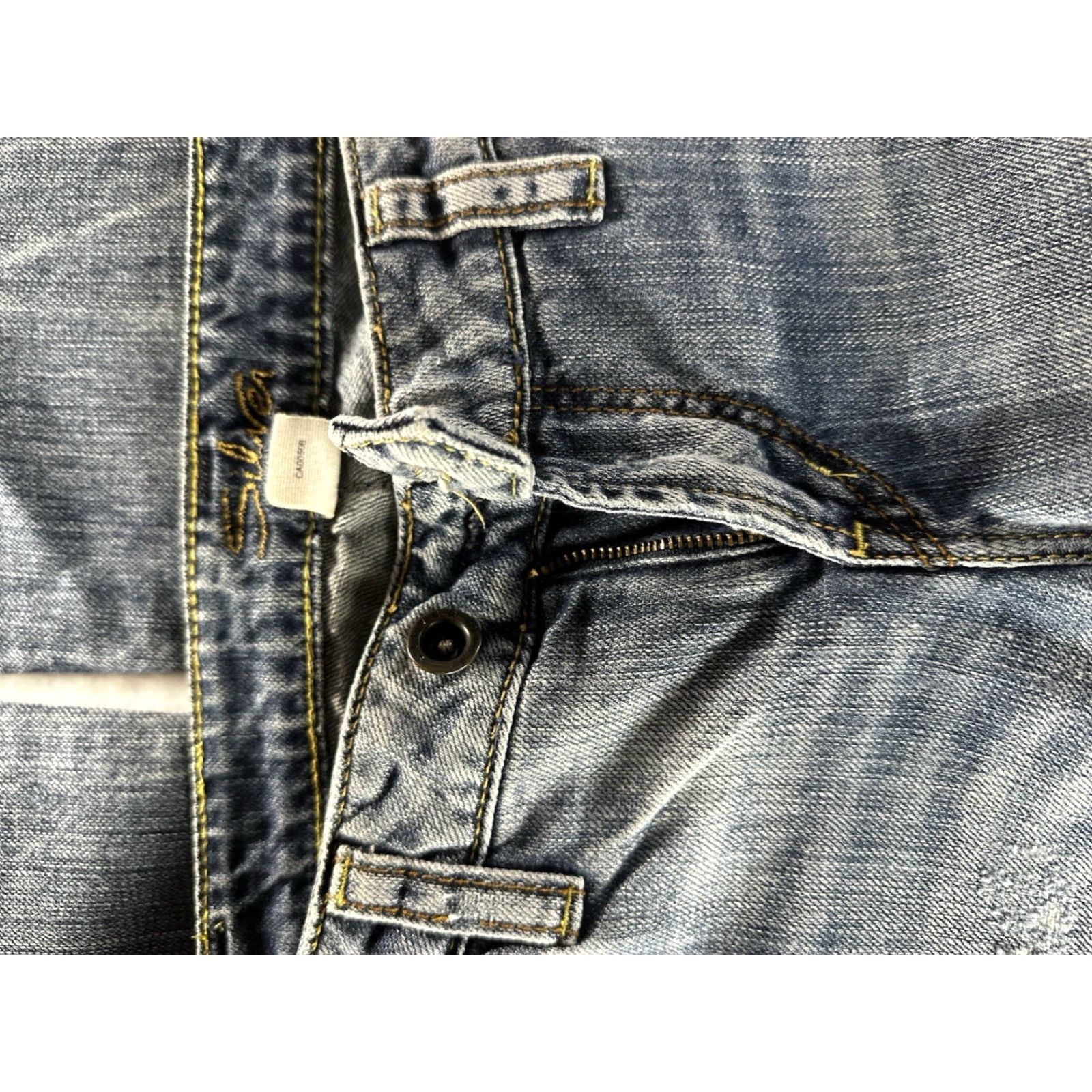 Silver Jeans Co. Silver Jeans Suki Surplus Jeans Women 32x33 Bootcut Blue Medium Wash 5-Pocket Regular Rise Size 24" / US 00 / IT 34 - 3 Thumbnail