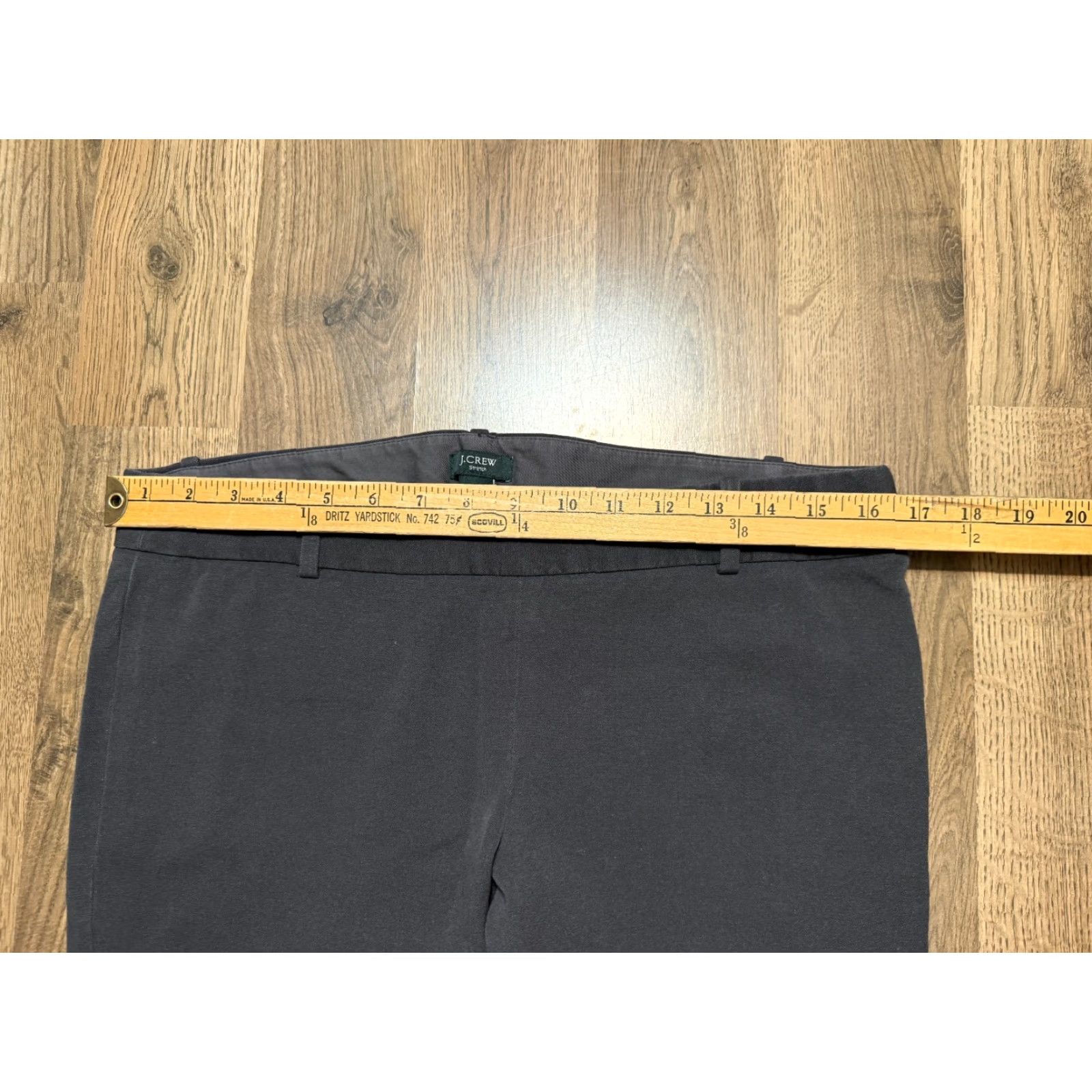 J.Crew J.CREW Pants, Women's Size 10, Black, Pull On, Dress Pants, City Fit, Flat Front, Regular, 24 in Inseam, Dress Pants, City, Womens Size 32" / US 10 / IT 46 - 7 Thumbnail