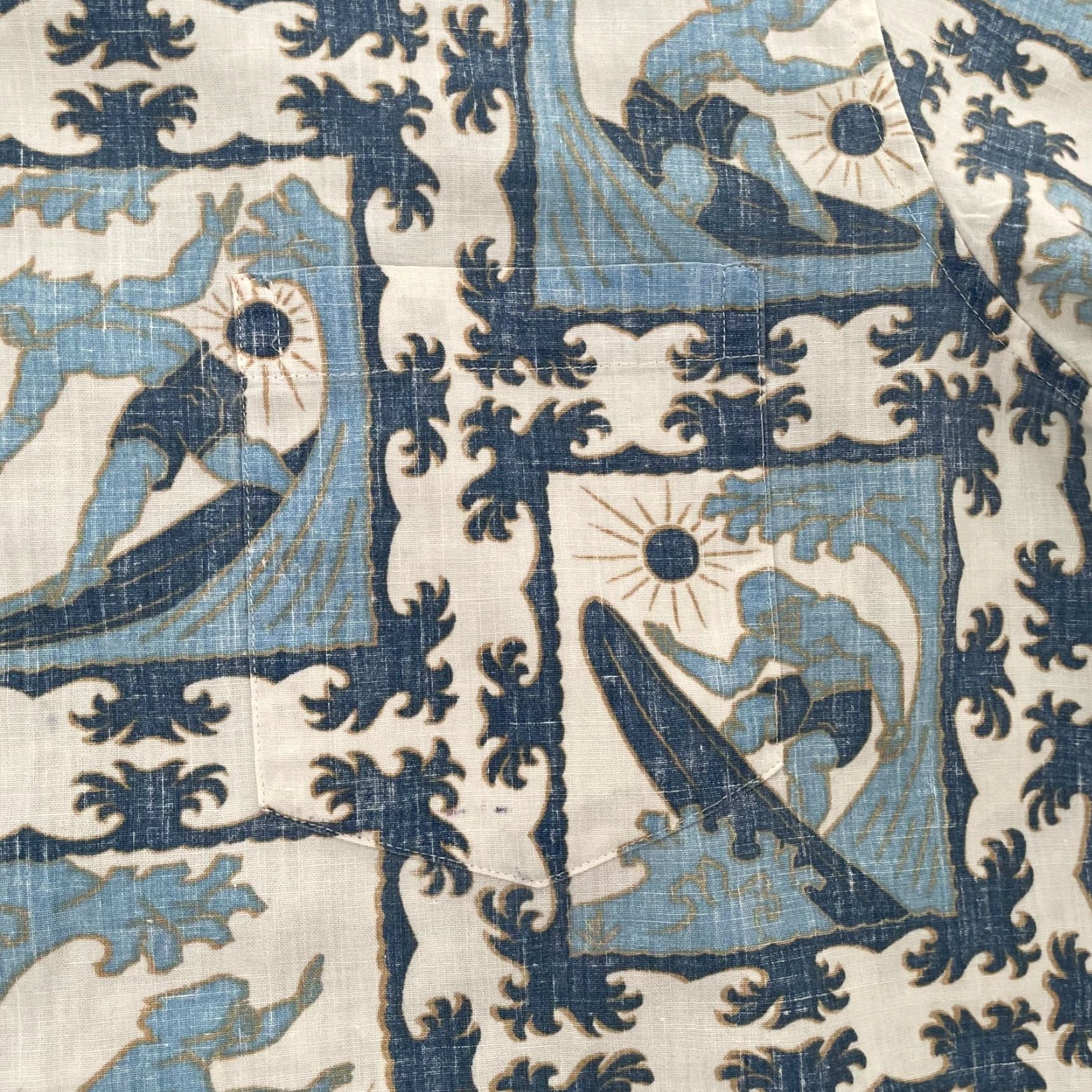 Reyn Spooner VINTAGE Reyn Spooner Shirt Adult Hawaiian Button Down Polo Reverse Print Mens XL Blue Size US XL / EU 56 / 4 - 4 Thumbnail