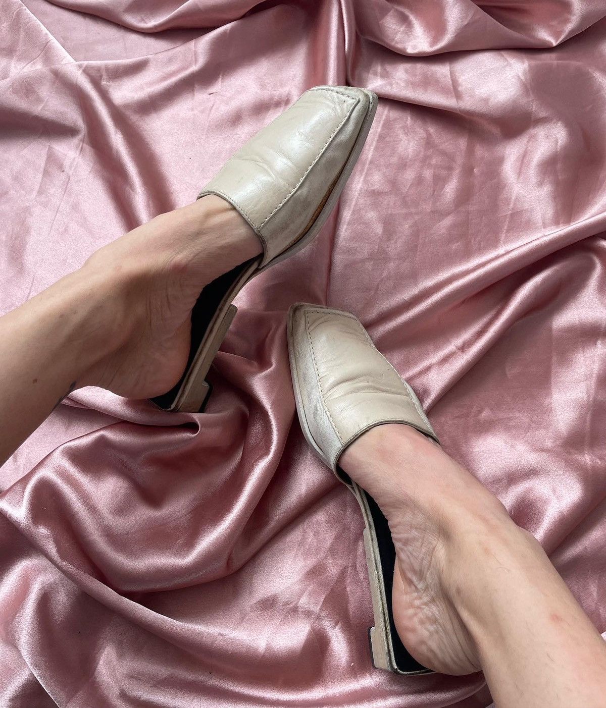 Calvin Klein Calvin Klein leather mules Size US 6 / IT 36 - 2 Thumbnail