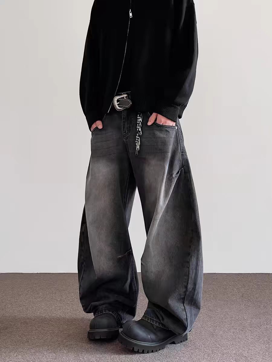 Japanese Brand × Jean Vintage deconstructed machete baggy jeans Size US 34 / EU 50 - 2 Thumbnail