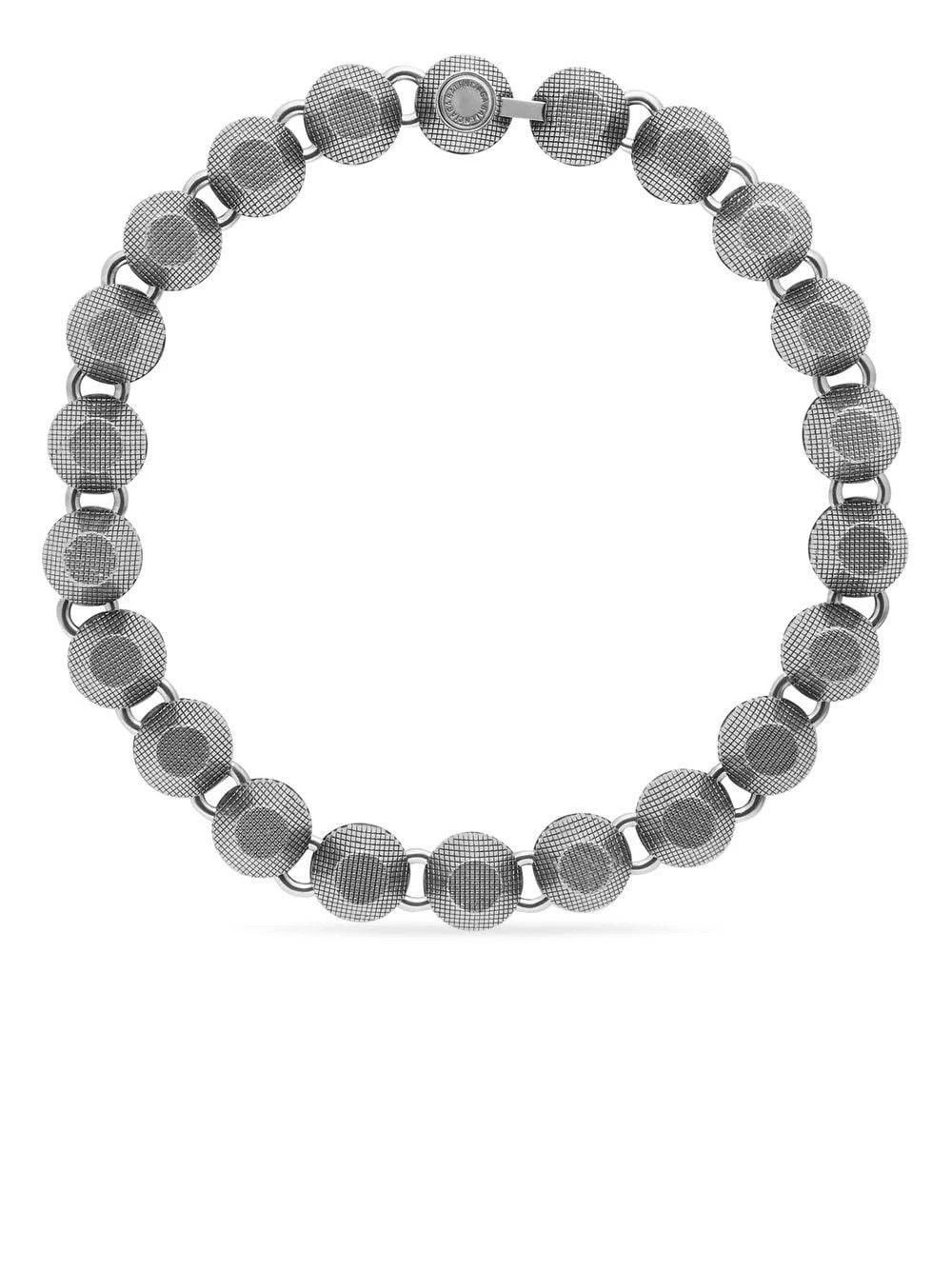 Balenciaga o1mt1gz1024 Size: OS / Cagole Choker Chain in Silver Size ONE SIZE - 1 Thumbnail