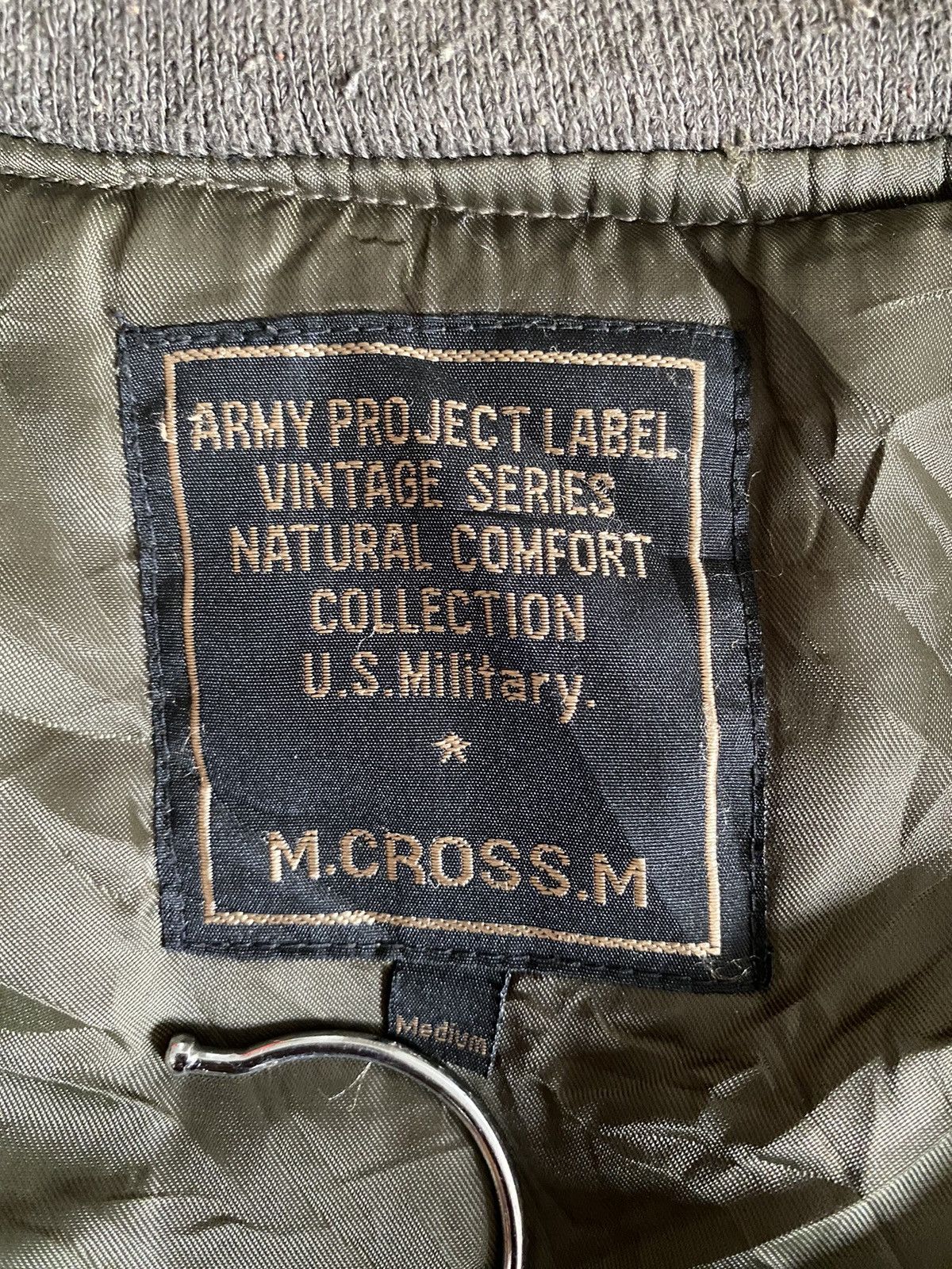 Vintage Vintage M Cross M Army Bomber Jacket Size US M / EU 48-50 / 2 - 11 Thumbnail