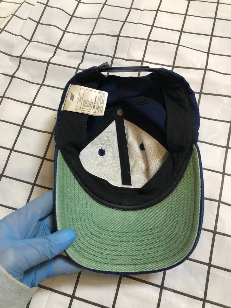 Nike Vintage Nike Sportswear Hat Cap Navy Blue Swoosh Logo Y2k Size ONE SIZE - 6 Thumbnail