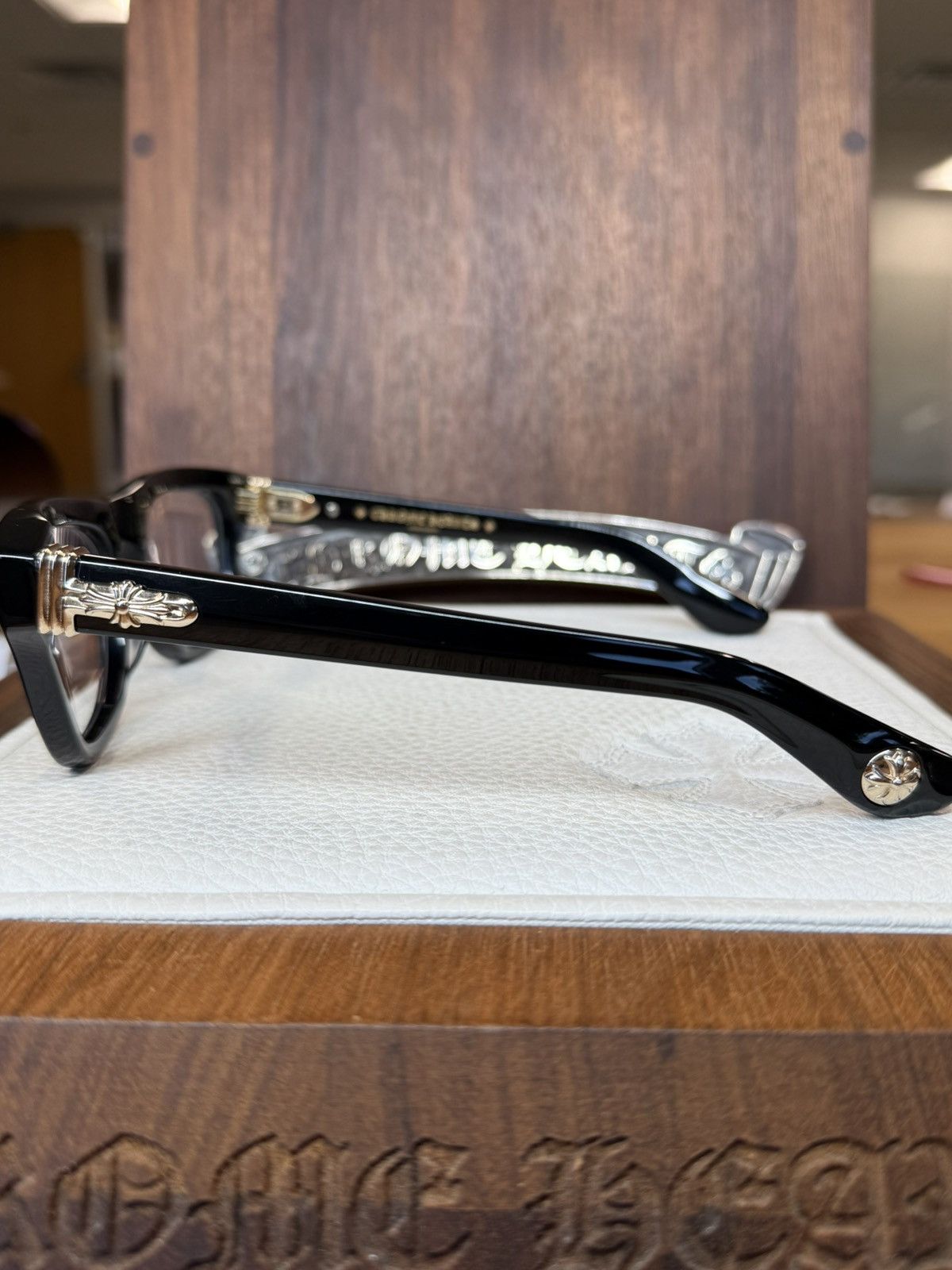 Chrome Hearts Chrome Hearts Tritisagain Glasses Size ONE SIZE - 4 Thumbnail