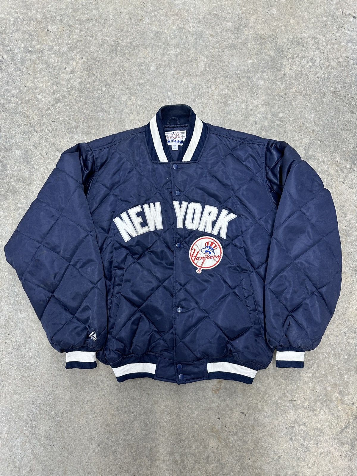 Yankees Majestic XXL ジャケット ネイビー Yankees Majestic XXL ジャケット ネイビー Yankees Majestic