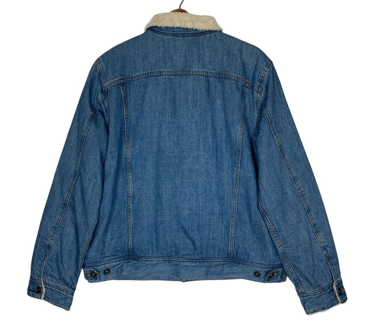 GU Gu denim sherpa Japanese Brand Outdoor Streetwear Jacket Size US M / EU 48-50 / 2 - 8 Thumbnail