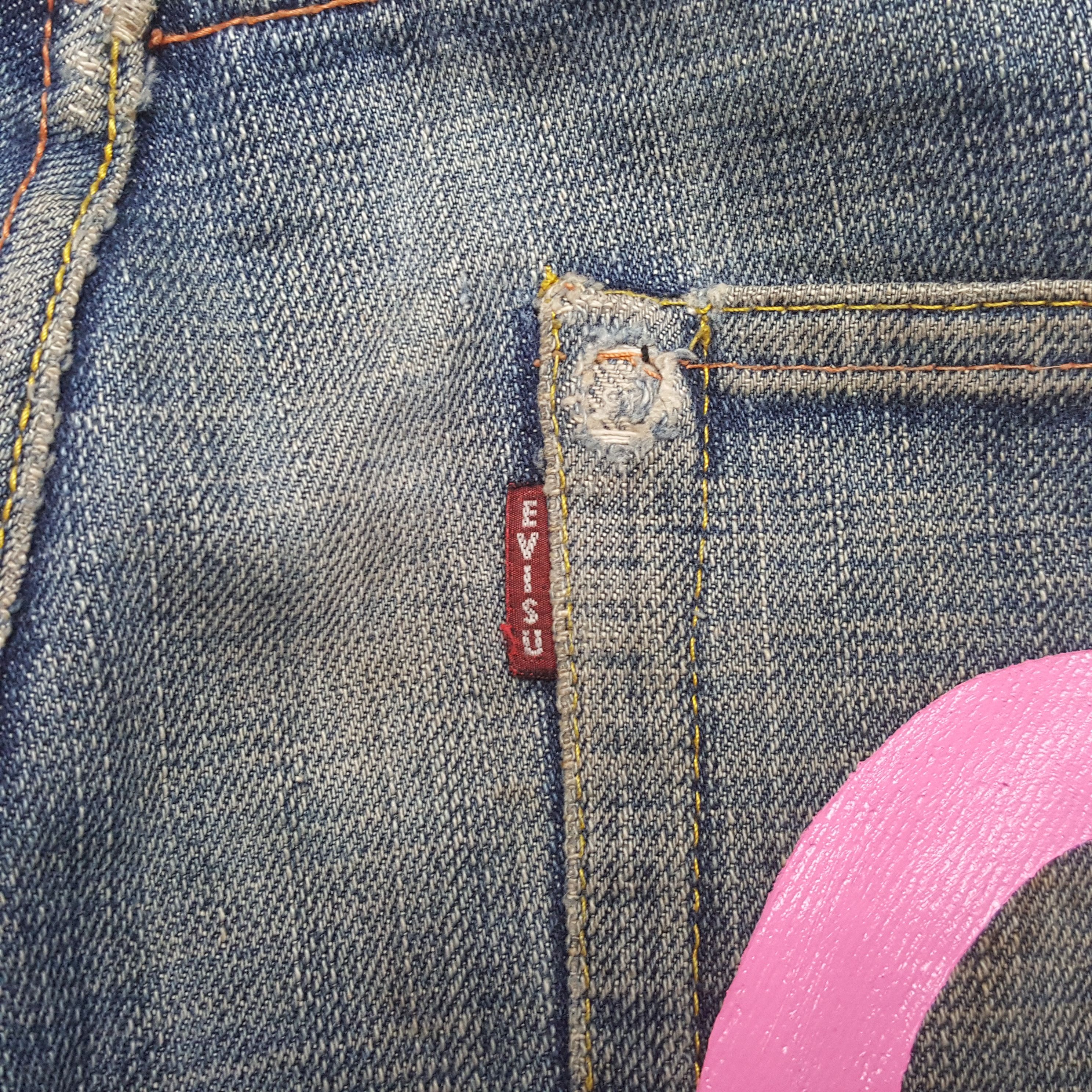 Evisu Vintage Evisu Japanese Brand Daicock Custom Style Jeans RR12 Size US 30 / EU 46 - 16 Thumbnail