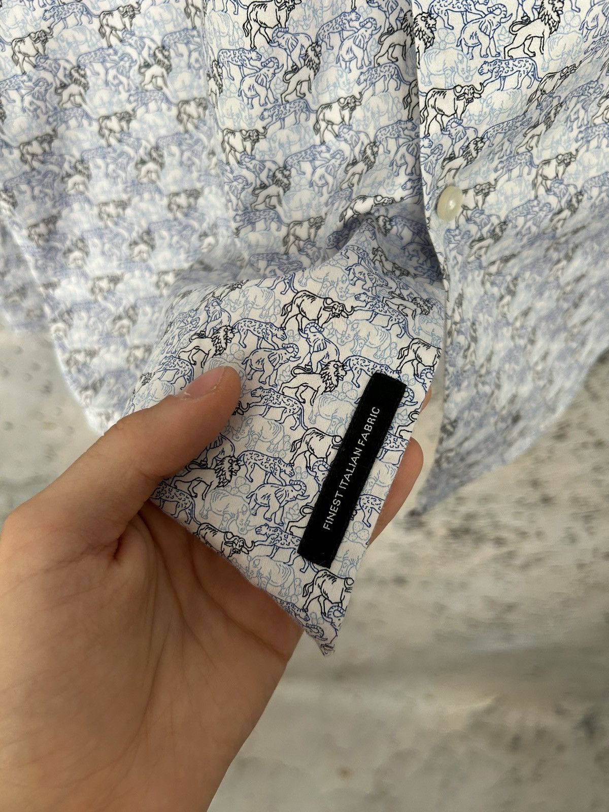Hugo Boss Hugo Boss Animal Shirt Alternative Hype Y2K 00s Grunge Rare Size US L / EU 52-54 / 3 - 6 Thumbnail