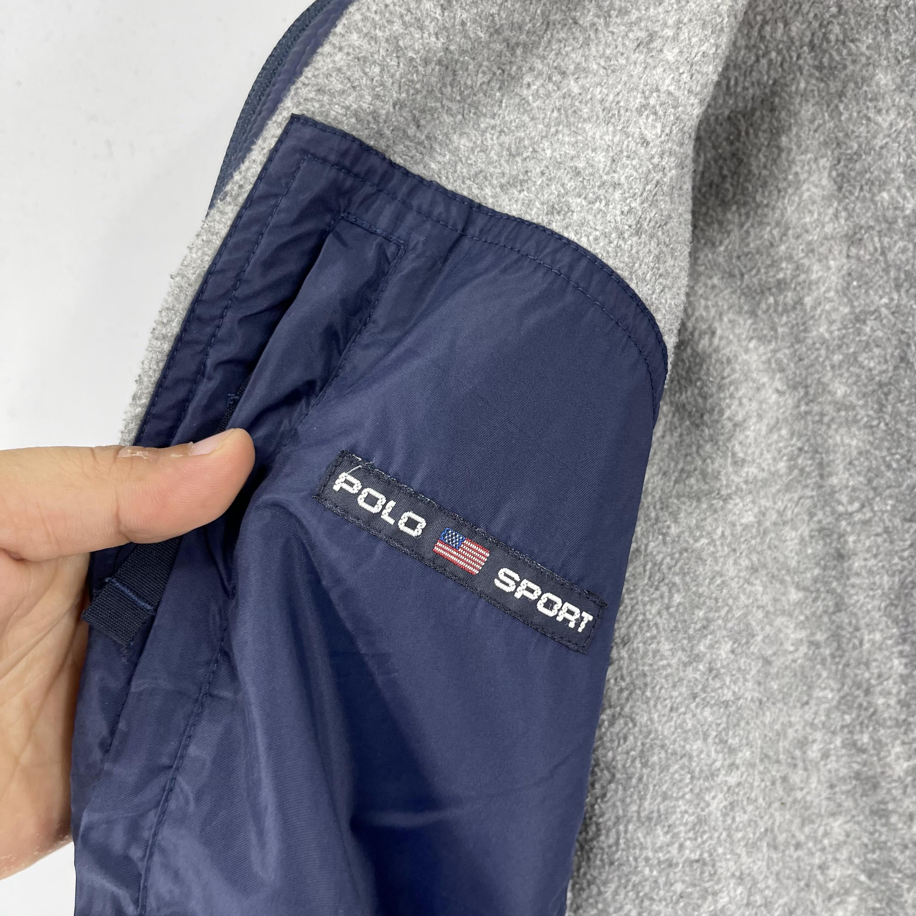 Polo Ralph Lauren × Vintage Vintage POLO SPORT Puffer Fleece Reversible Jacket Size US M / EU 48-50 / 2 - 6 Thumbnail